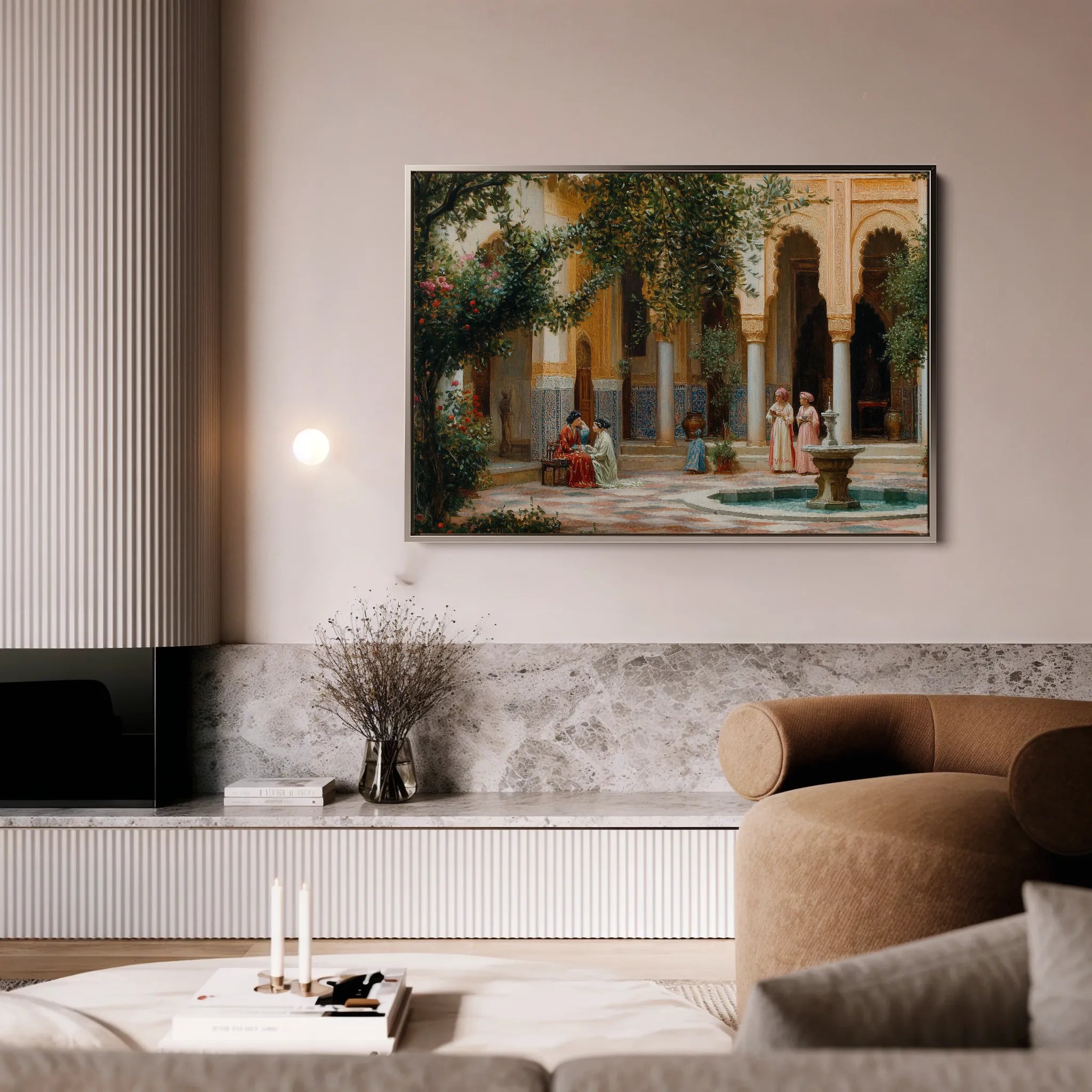 Orientalist 061 Canvas Art 18" x 24" / 45 x 60 cm / Black