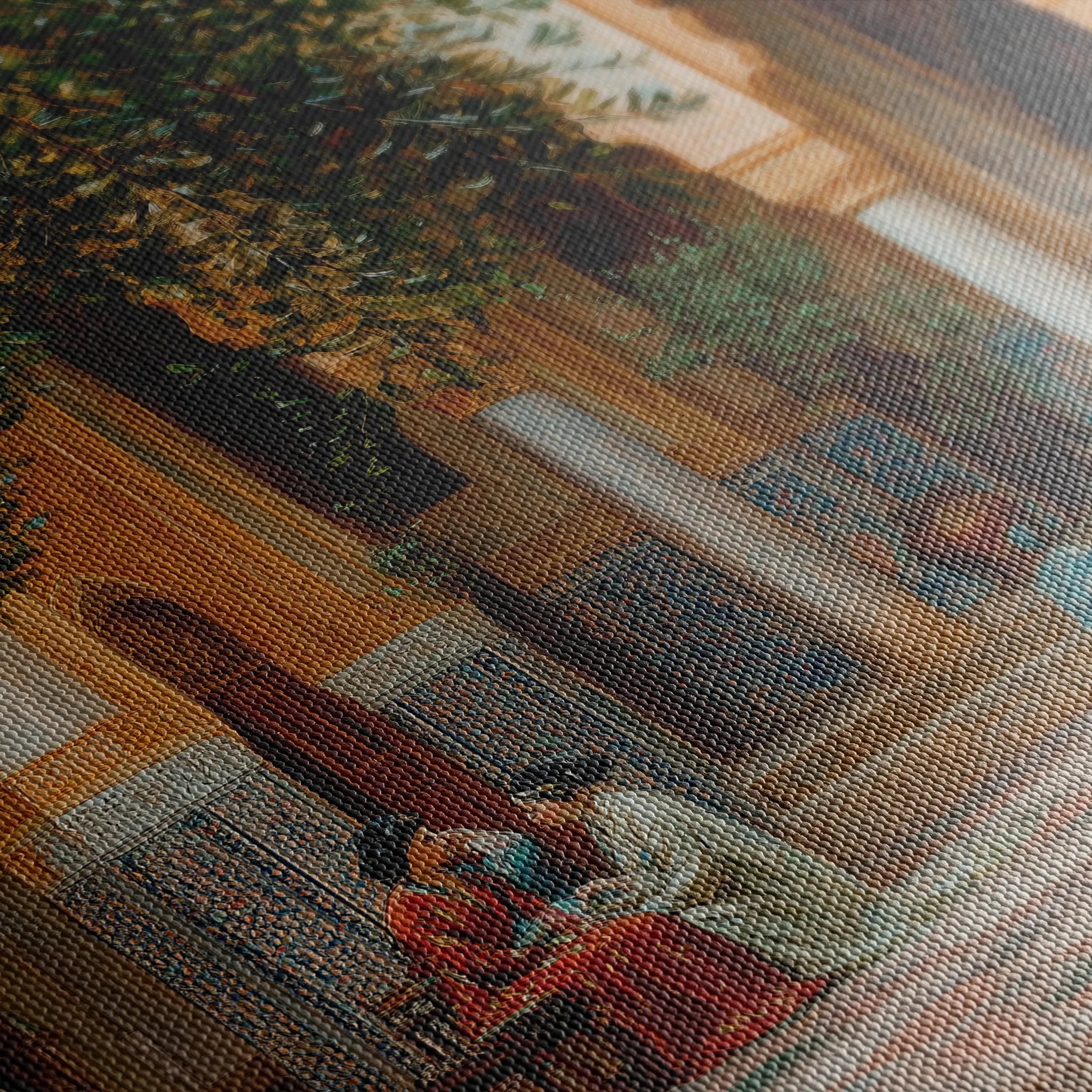 Orientalist 061 Canvas Art 18" x 24" / 45 x 60 cm / Black