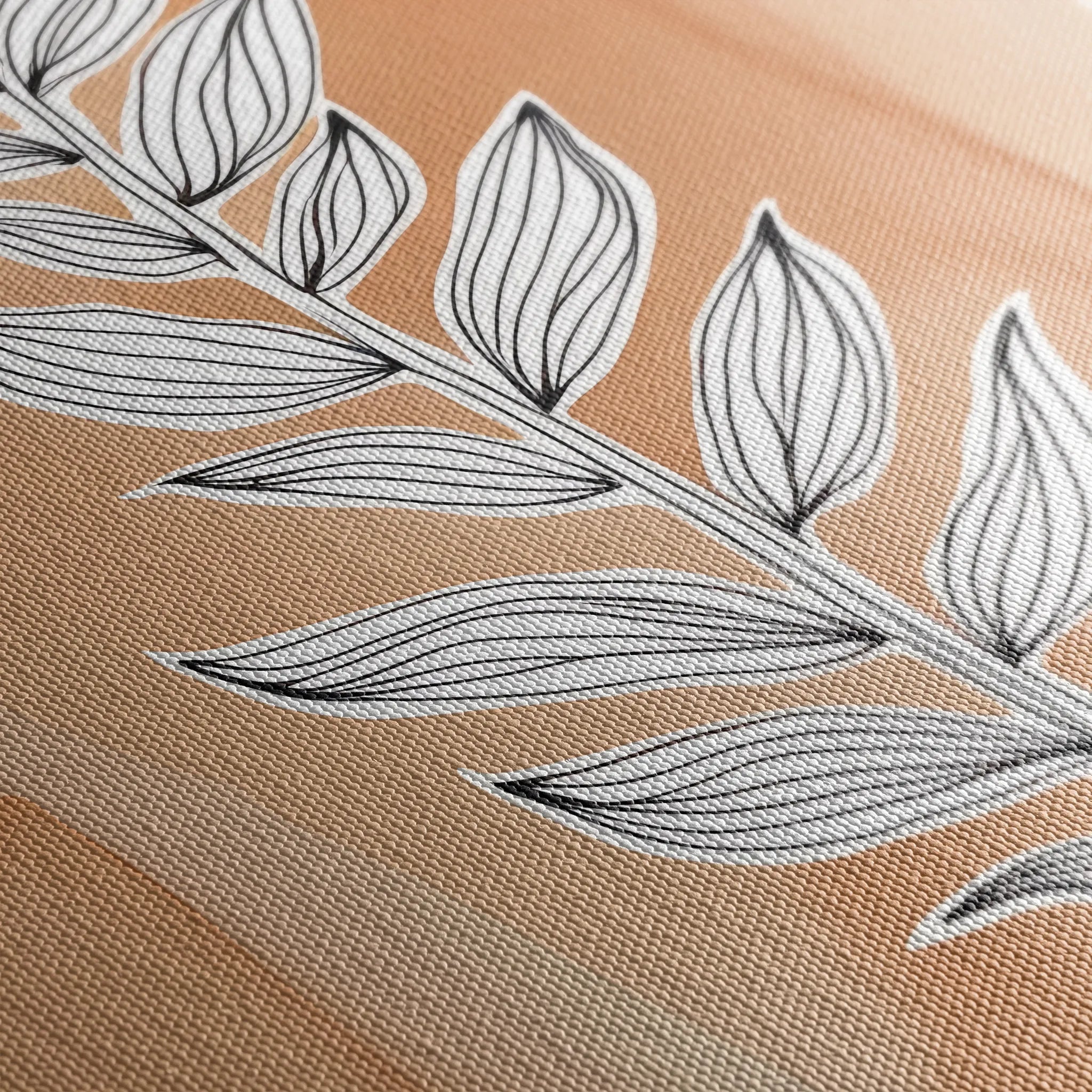 Boho 062 Canvas Art 18" x 24" / 45 x 60 cm / Black
