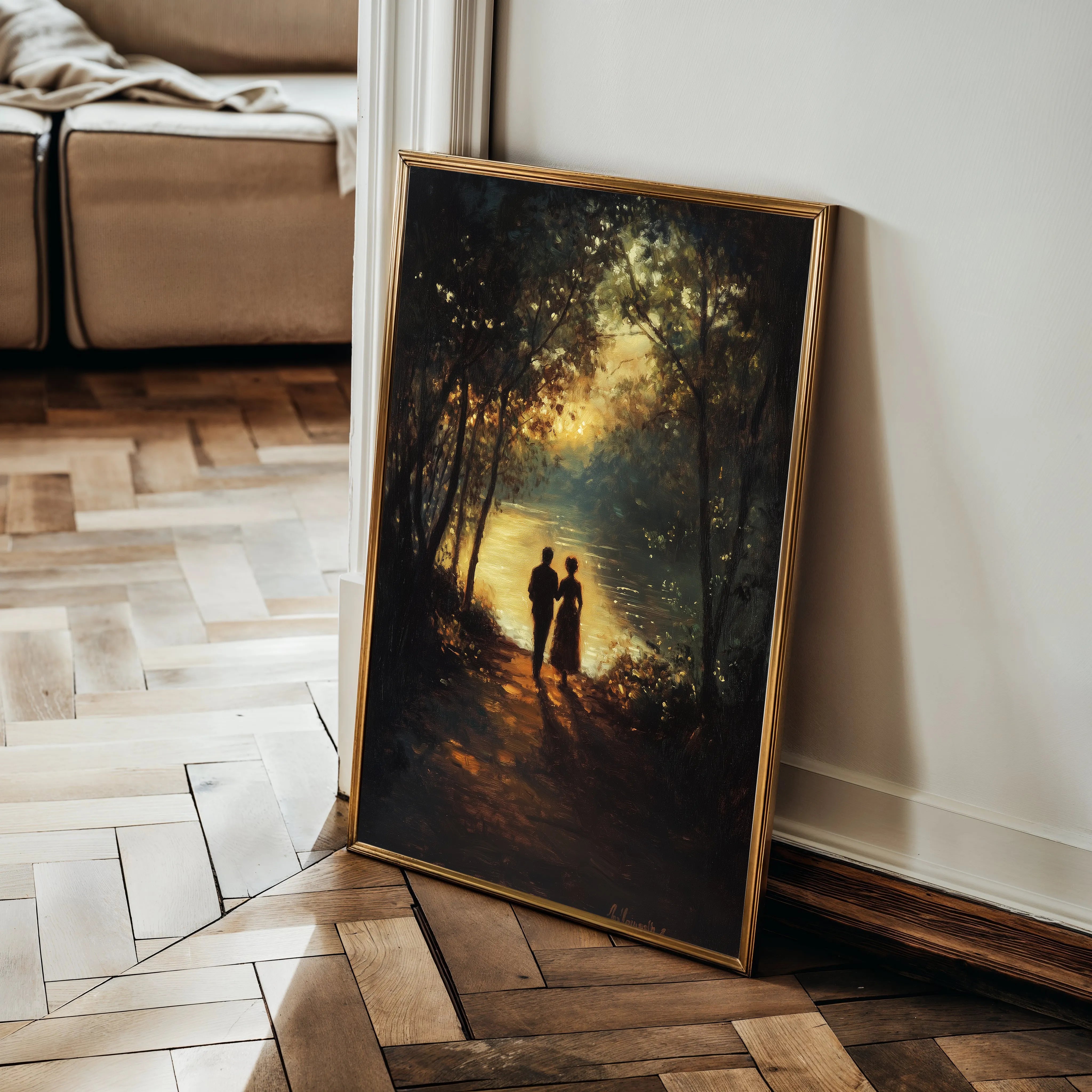 Classic 062 Canvas Art 18" x 24" / 45 x 60 cm / Black