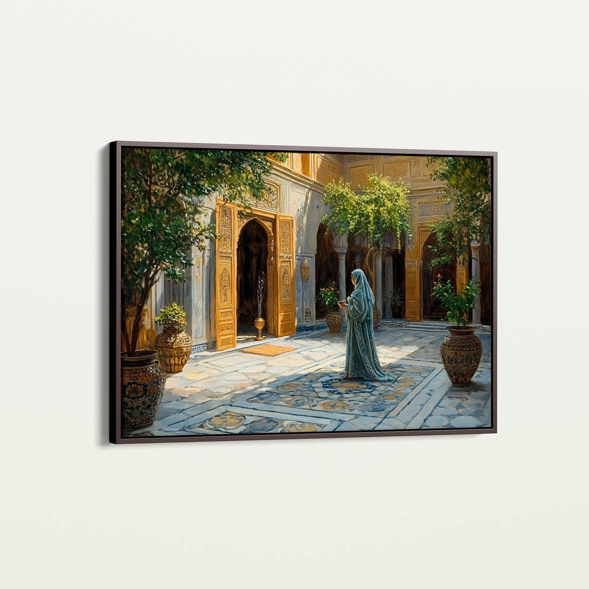 Orientalist 062 Canvas Art 18" x 24" / 45 x 60 cm / Black
