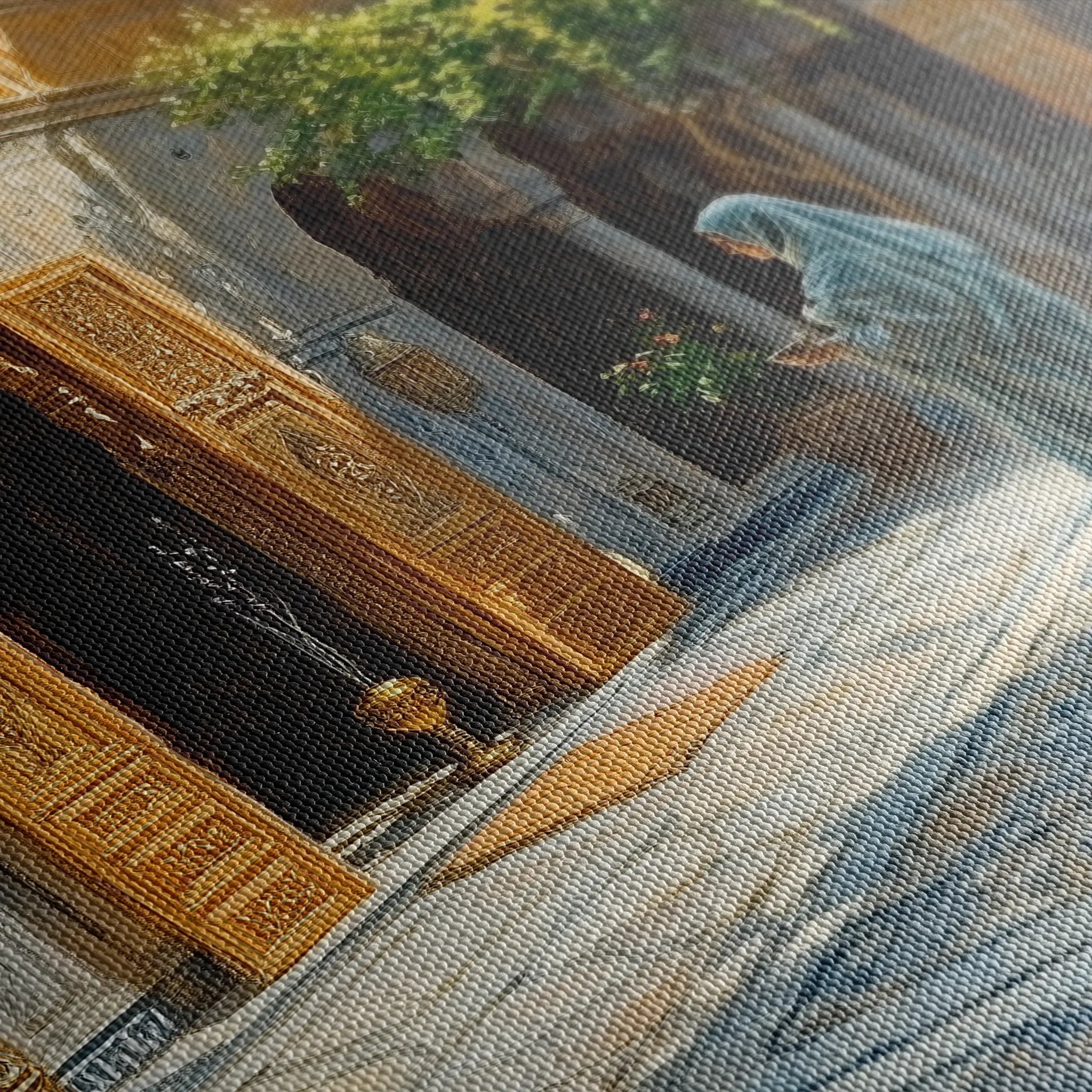 Orientalist 062 Canvas Art 18" x 24" / 45 x 60 cm / Black