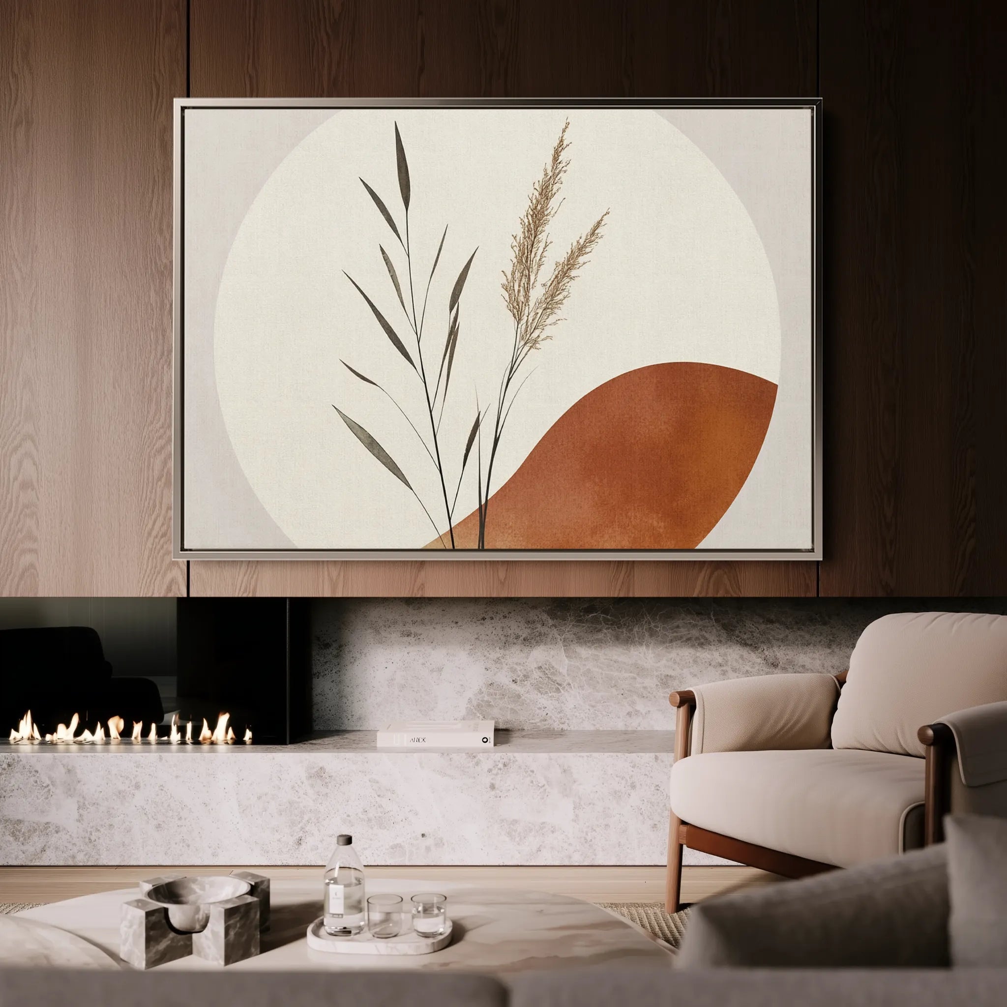 Boho 063 Canvas Art 18" x 24" / 45 x 60 cm / Black