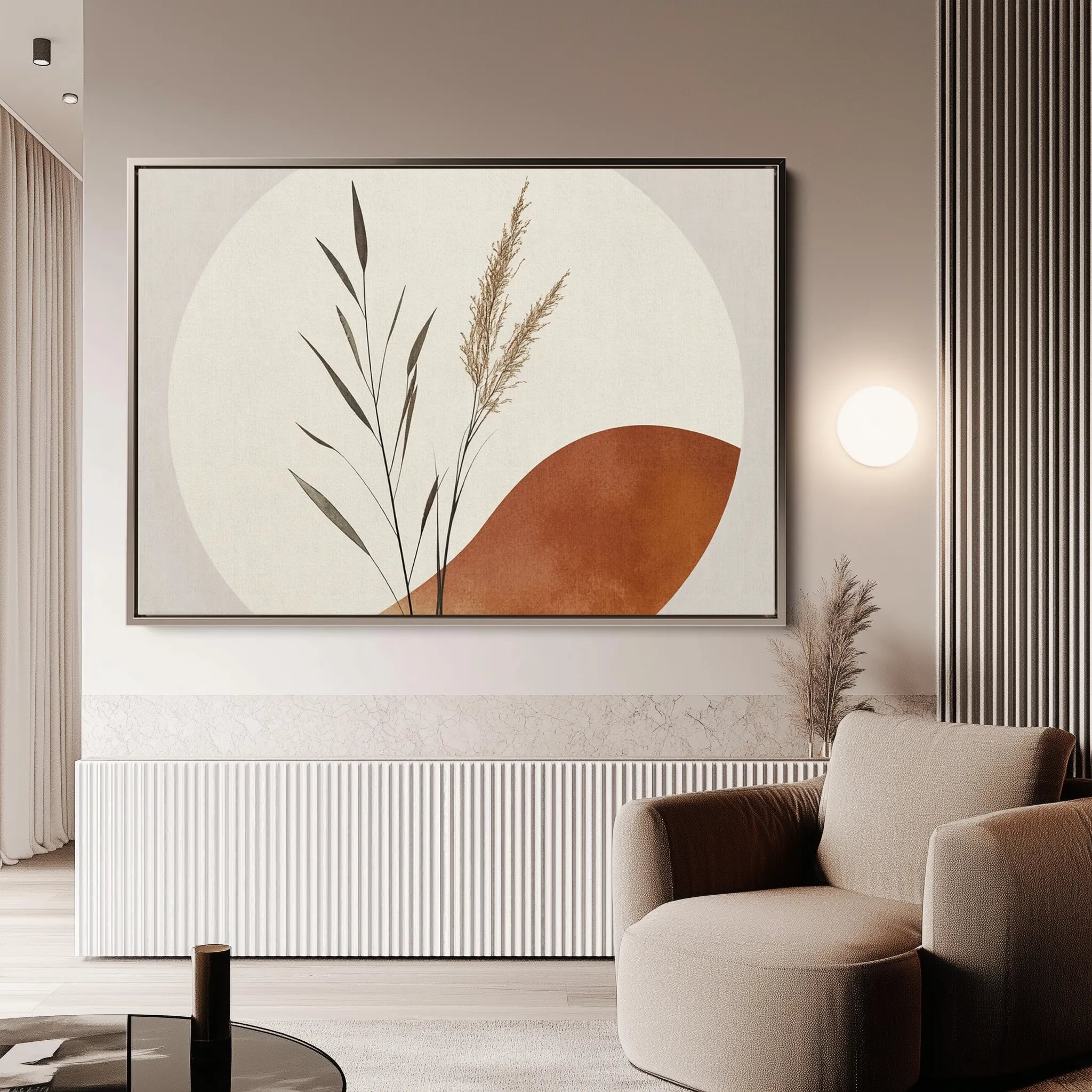 Boho 063 Canvas Art 18" x 24" / 45 x 60 cm / Black