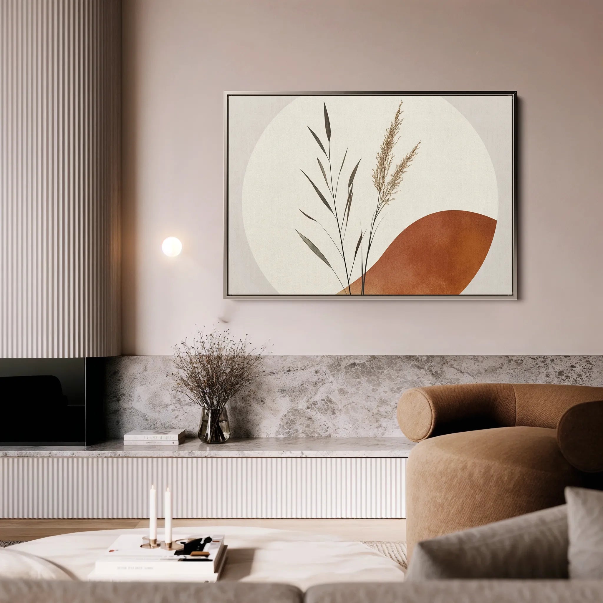 Boho 063 Canvas Art 18" x 24" / 45 x 60 cm / Black