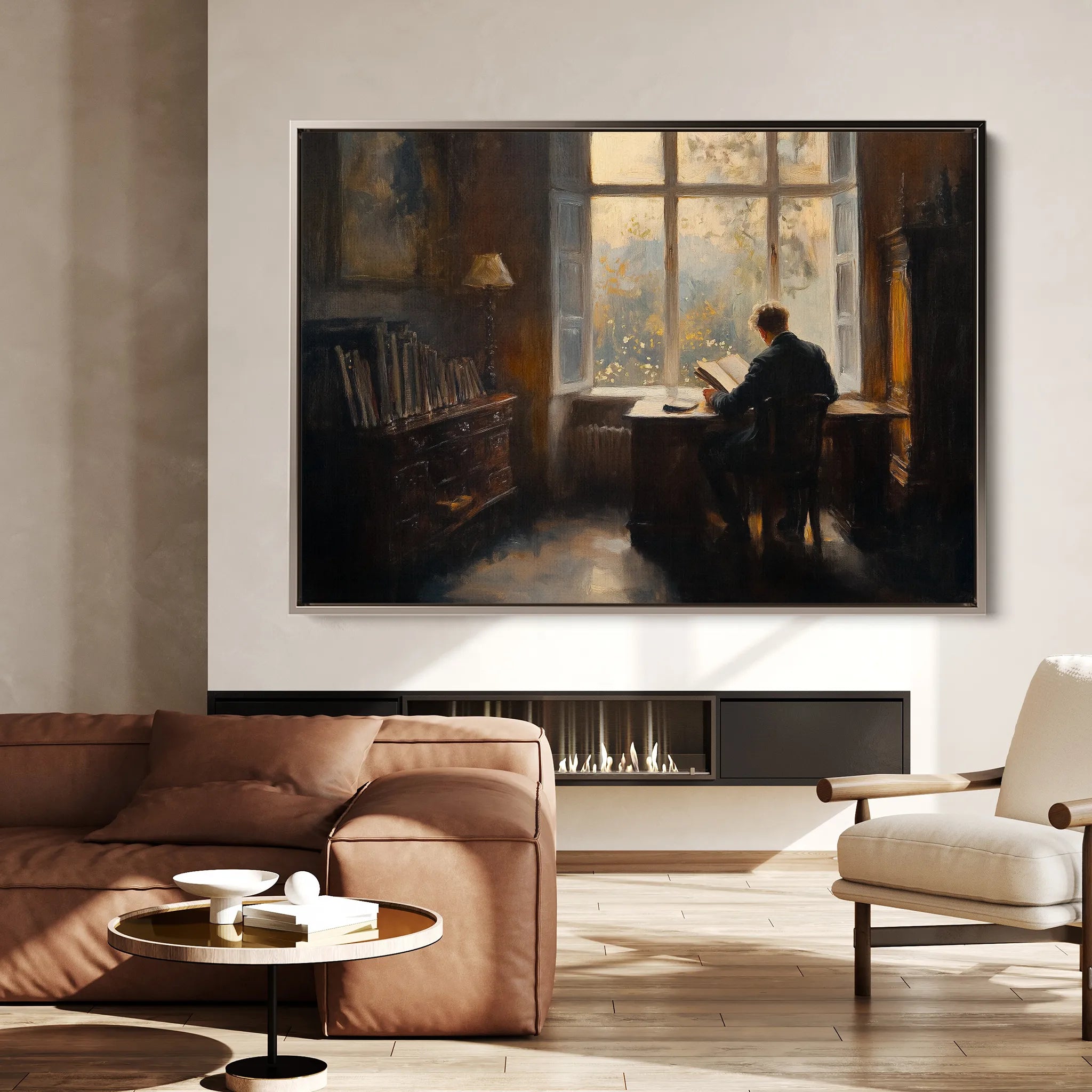 Classic 063 Canvas Art 18" x 24" / 45 x 60 cm / Black