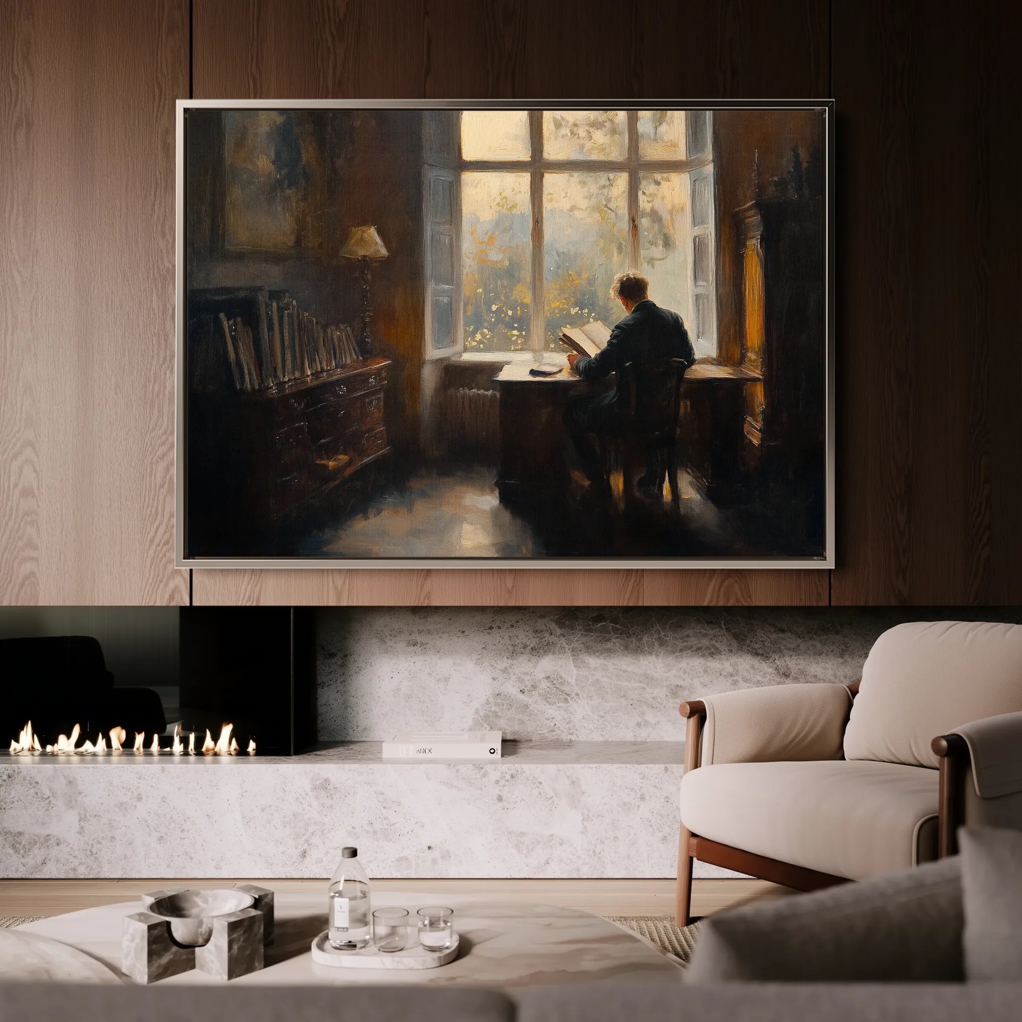 Classic 063 Canvas Art 18" x 24" / 45 x 60 cm / Black