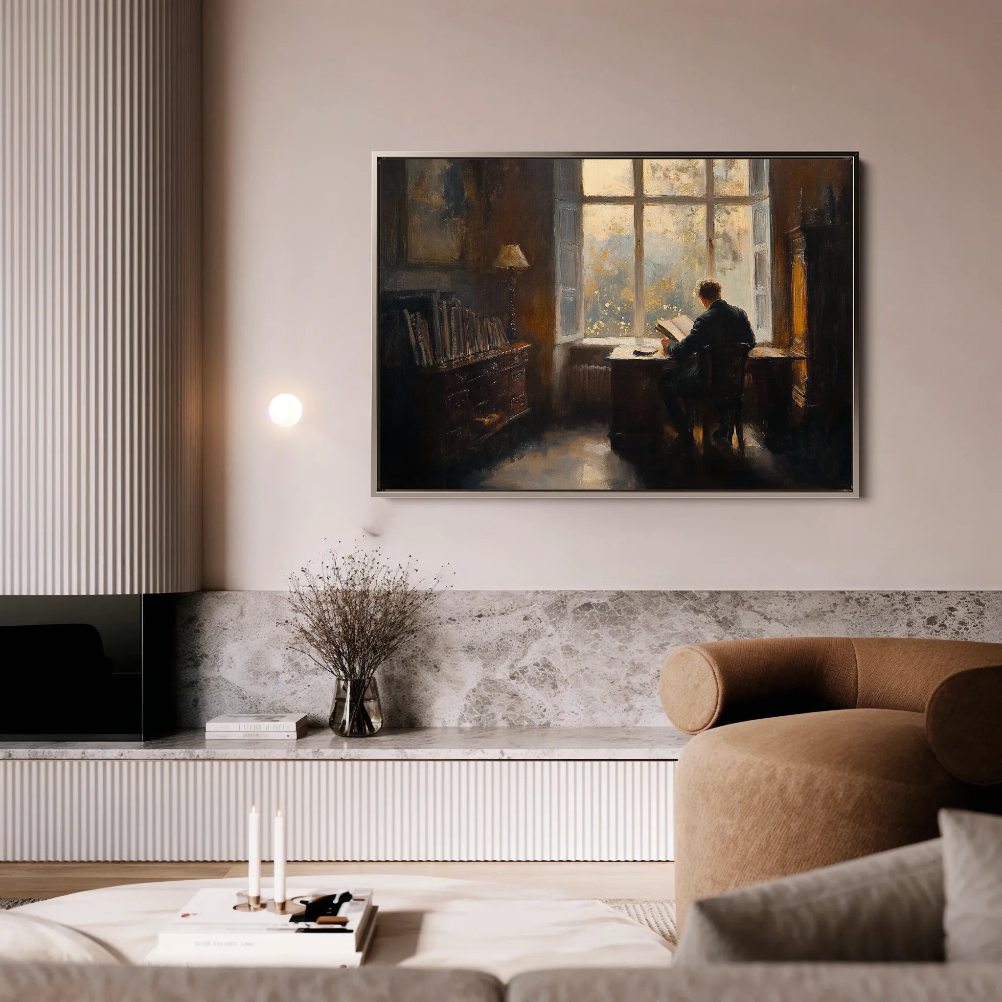 Classic 063 Canvas Art 18" x 24" / 45 x 60 cm / Black