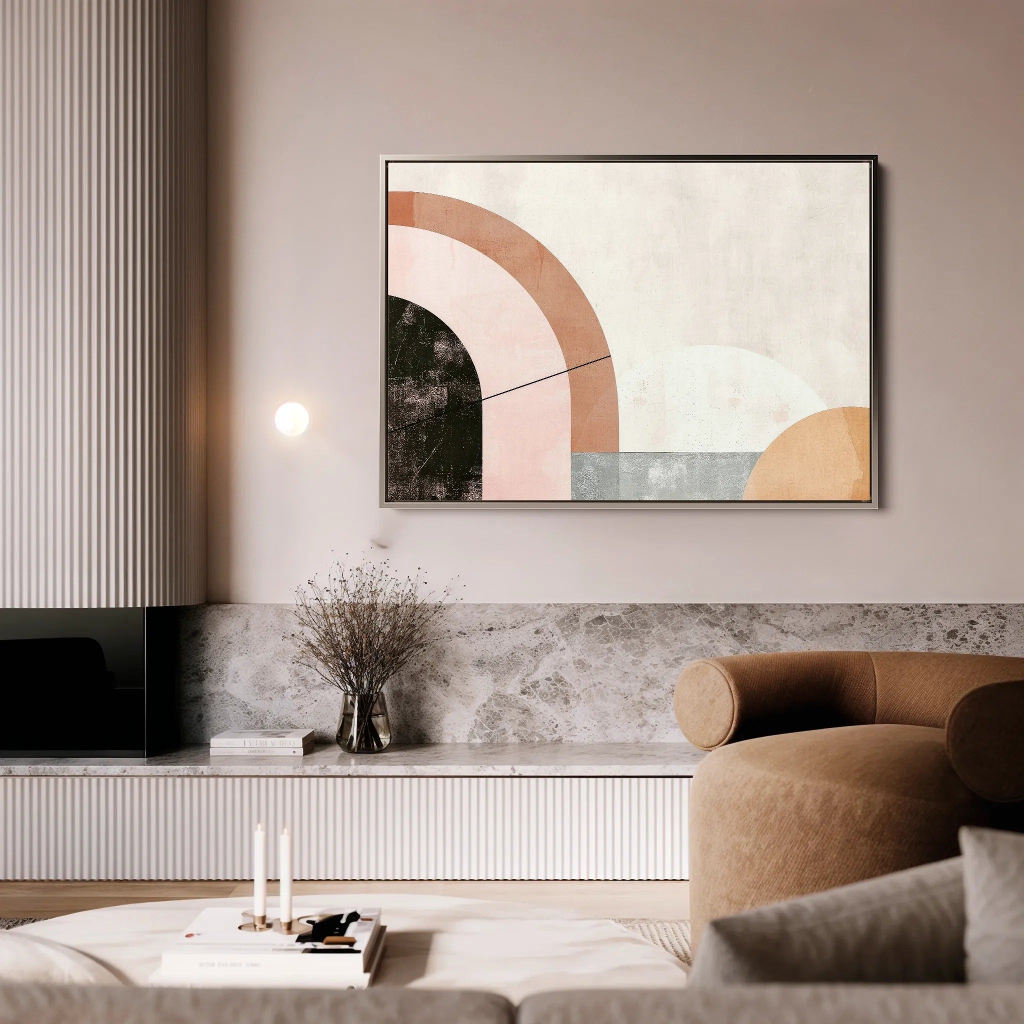 Boho 064 Canvas Art 18" x 24" / 45 x 60 cm / Black