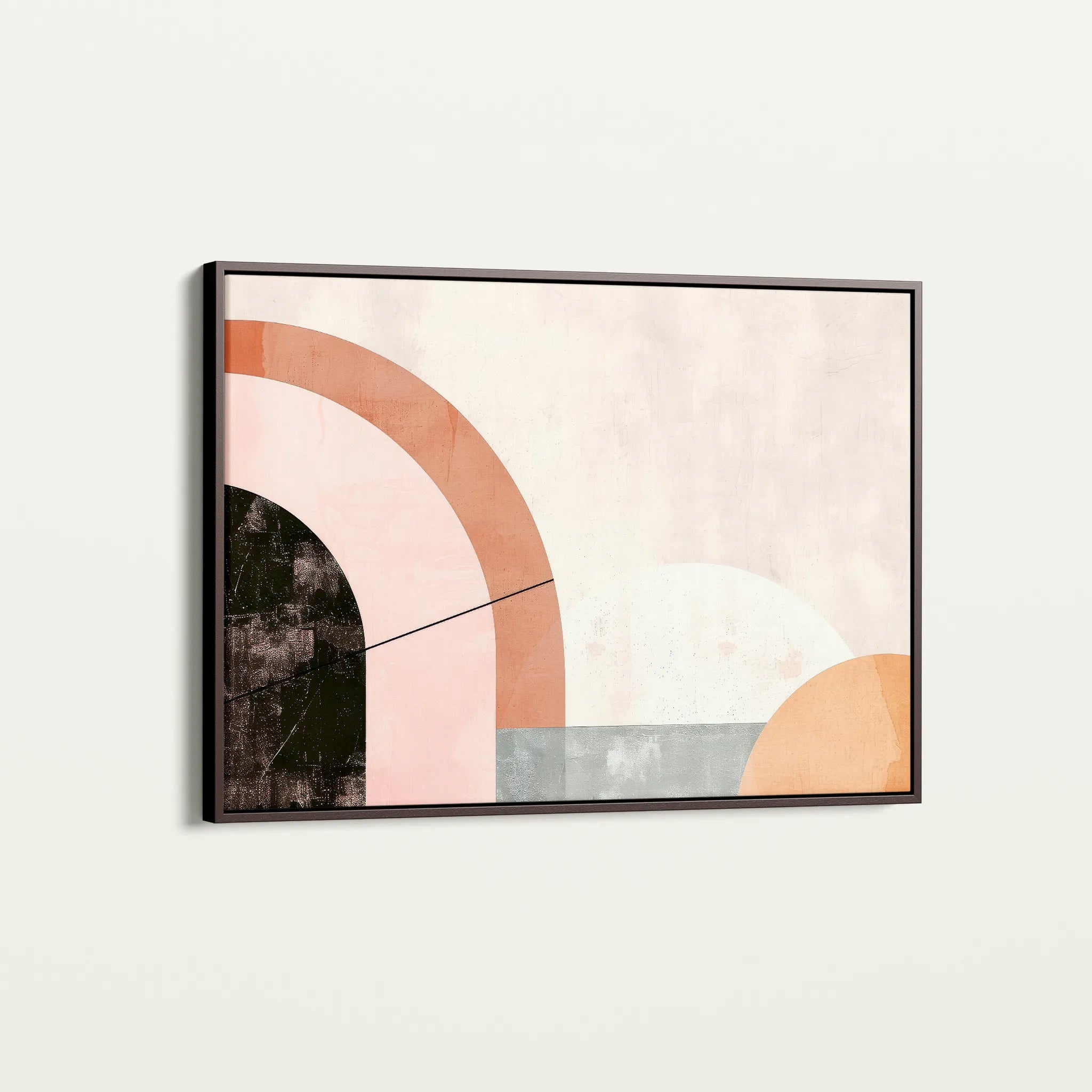 Boho 064 Canvas Art 18" x 24" / 45 x 60 cm / Black