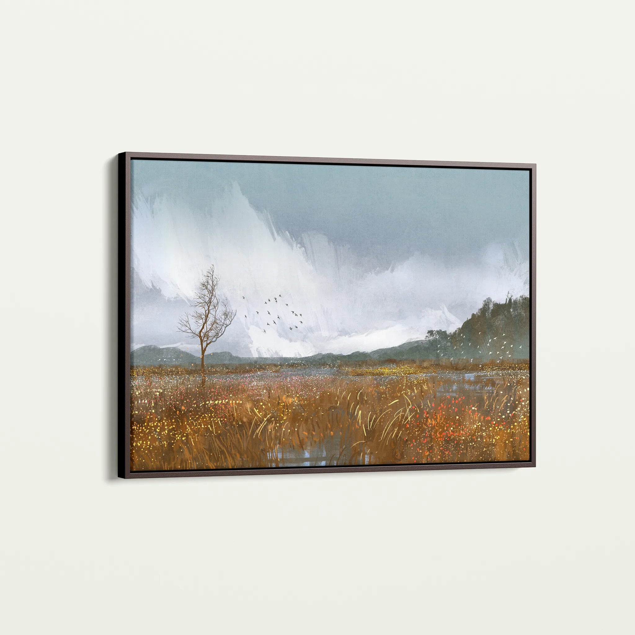 Landscape 064 Canvas Art 18" x 24" / 45 x 60 cm / Black