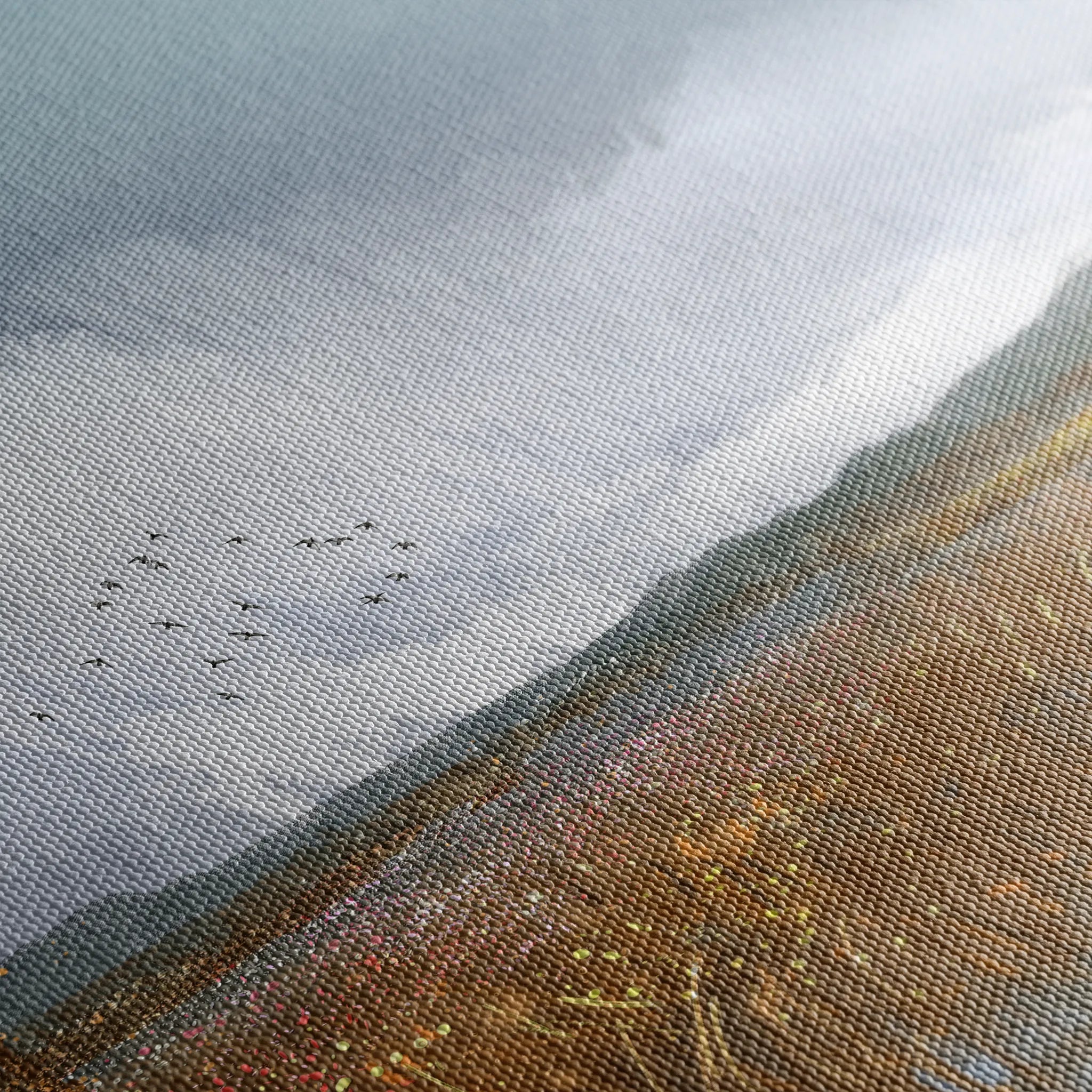 Landscape 064 Canvas Art 18" x 24" / 45 x 60 cm / Black