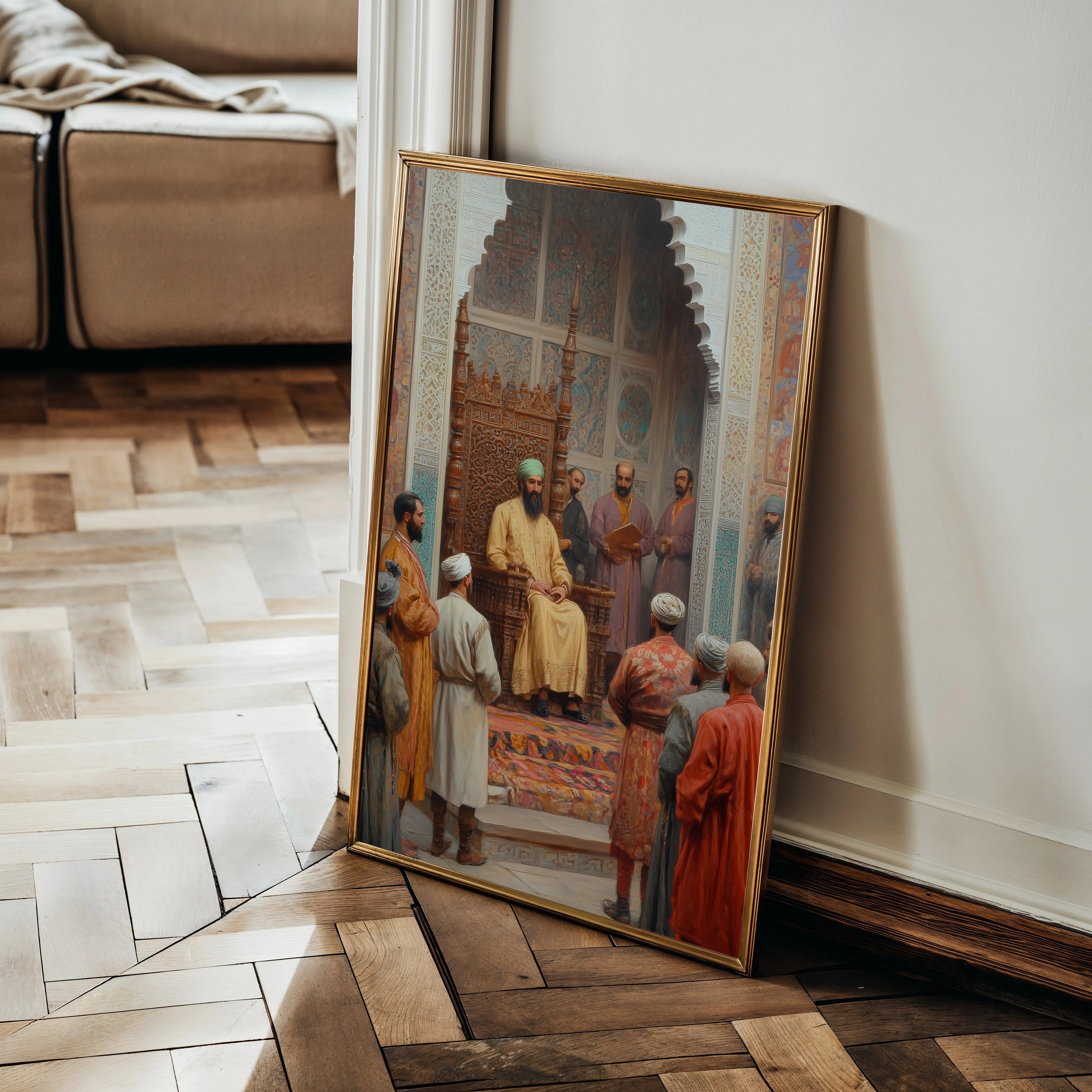 Orientalist 064 Canvas Art 18" x 24" / 45 x 60 cm / Black