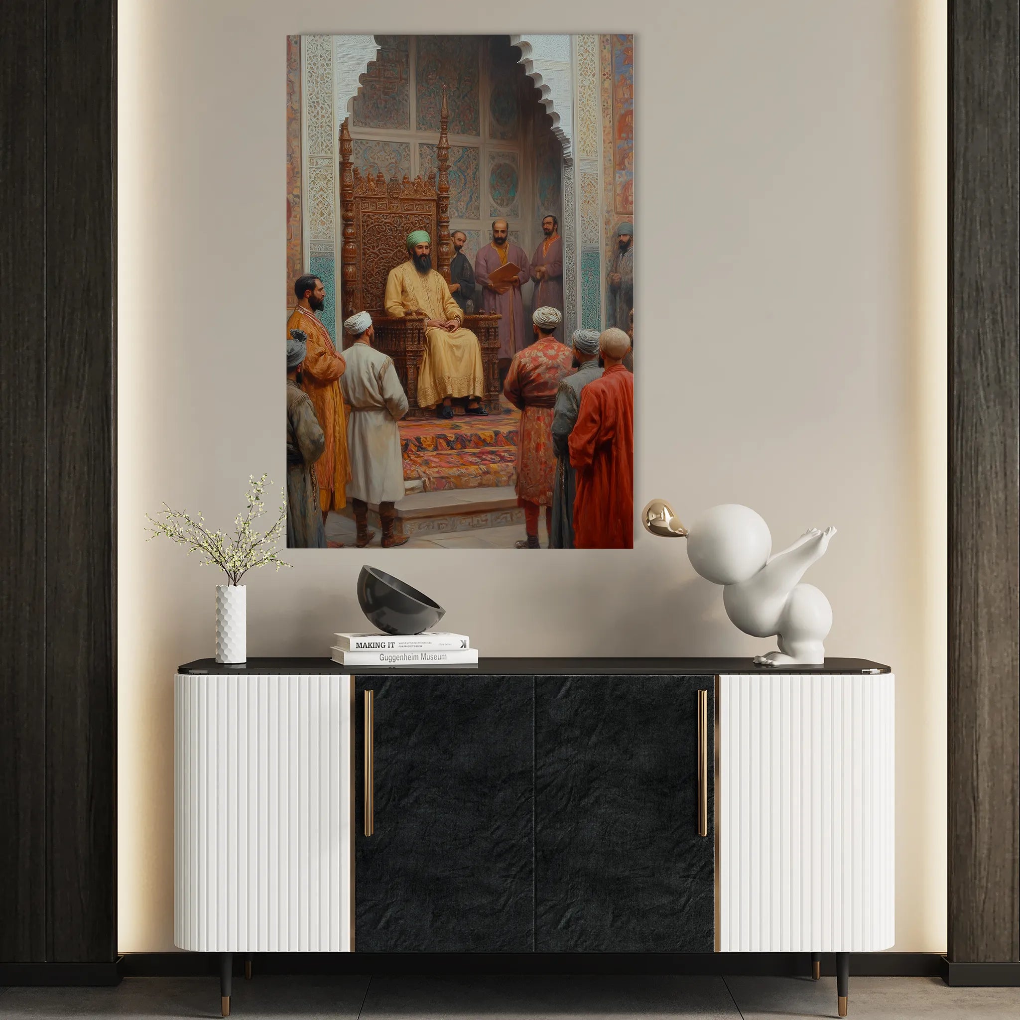 Orientalist 064 Canvas Art 18" x 24" / 45 x 60 cm / Black
