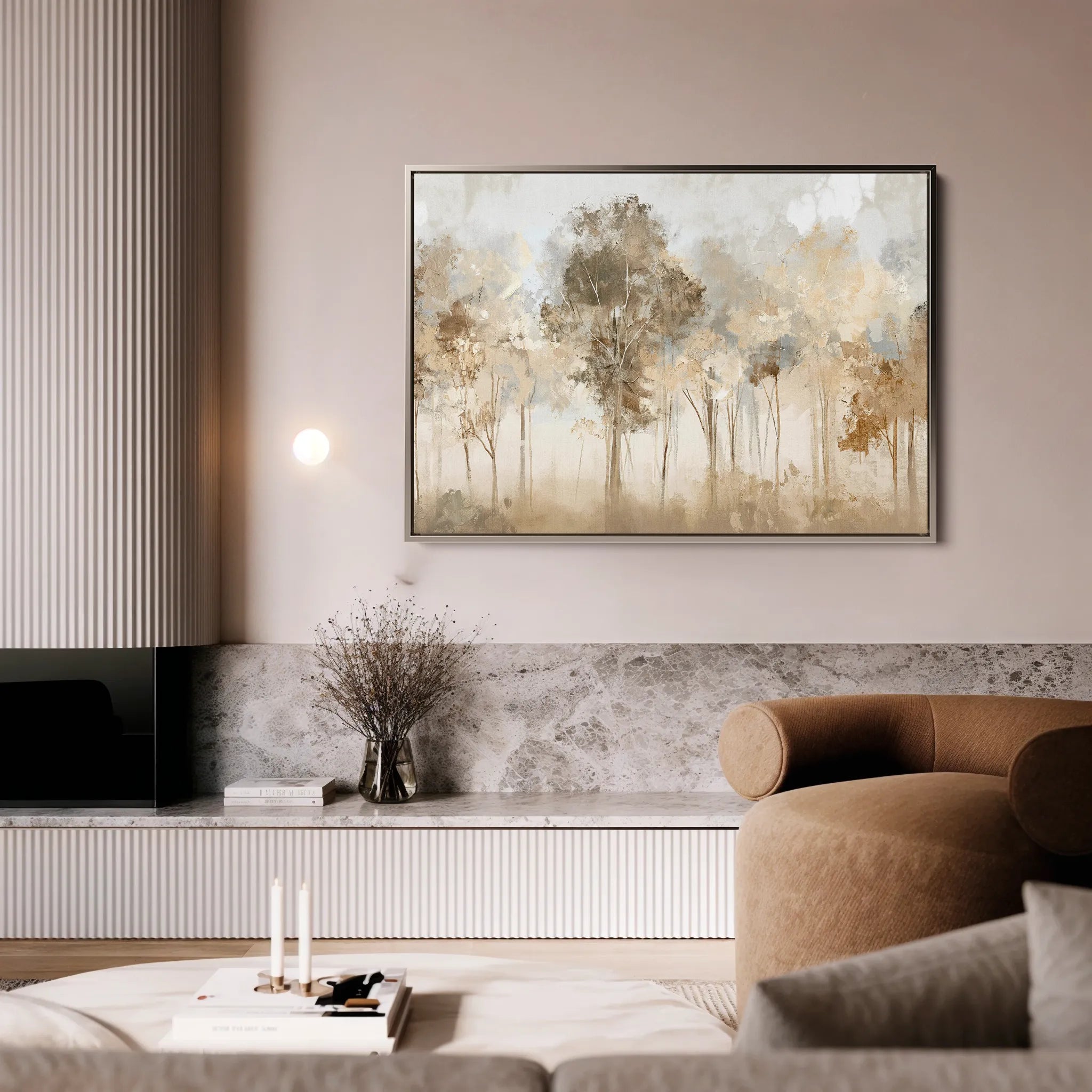 Floral 065 Canvas Art 18" x 24" / 45 x 60 cm / Black
