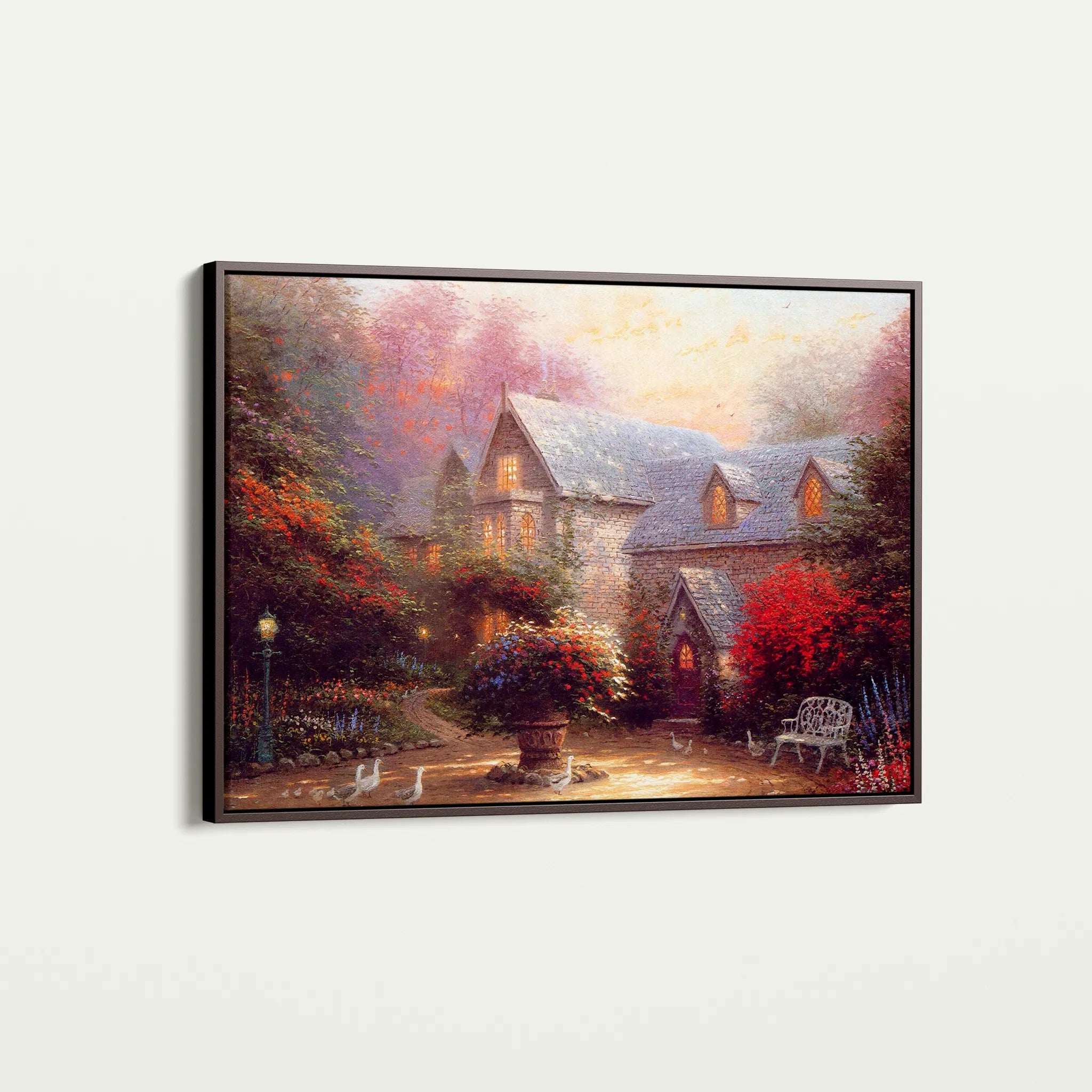 Landscape 065 Canvas Art 18" x 24" / 45 x 60 cm / Black