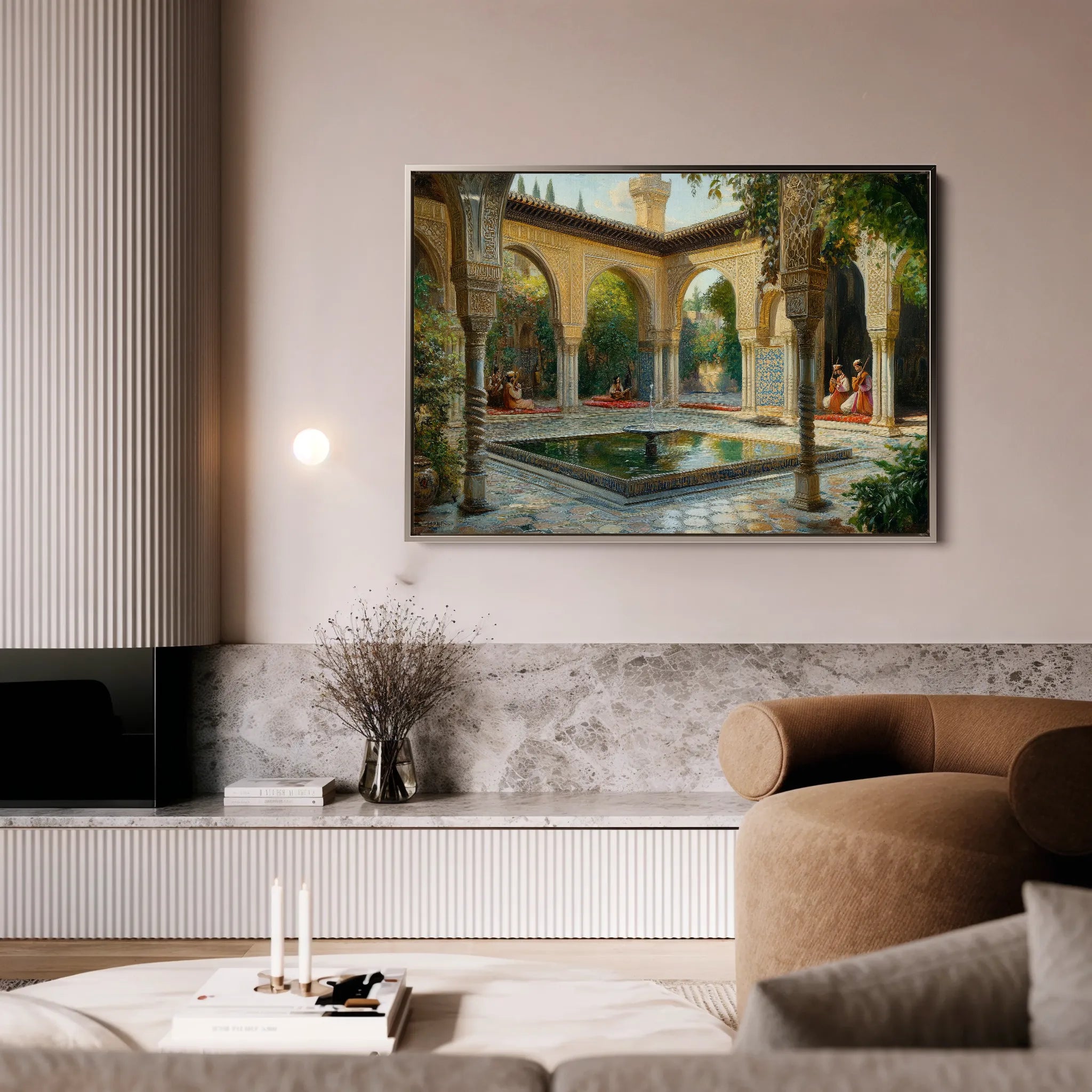 Orientalist 065 Canvas Art 18" x 24" / 45 x 60 cm / Black