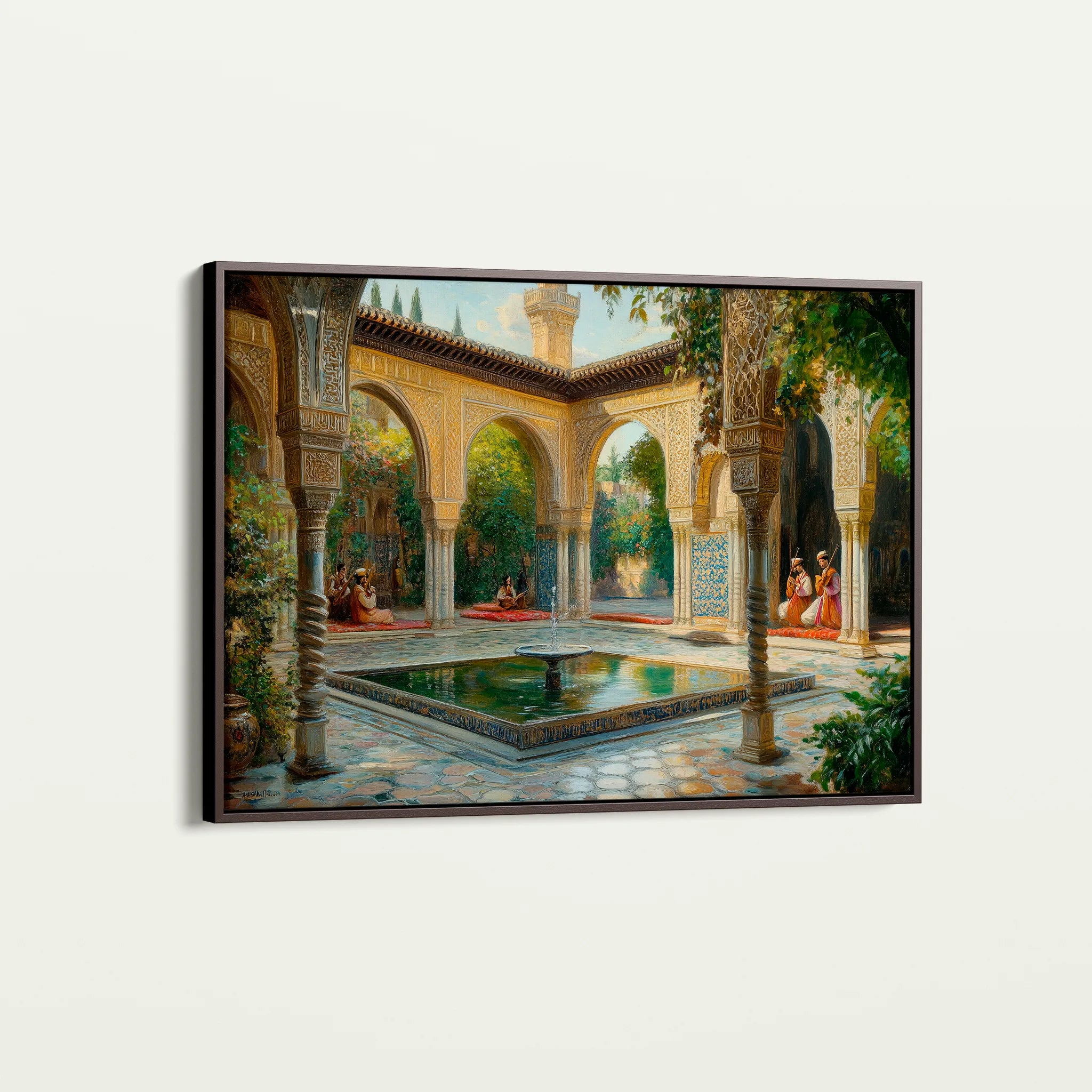 Orientalist 065 Canvas Art 18" x 24" / 45 x 60 cm / Black