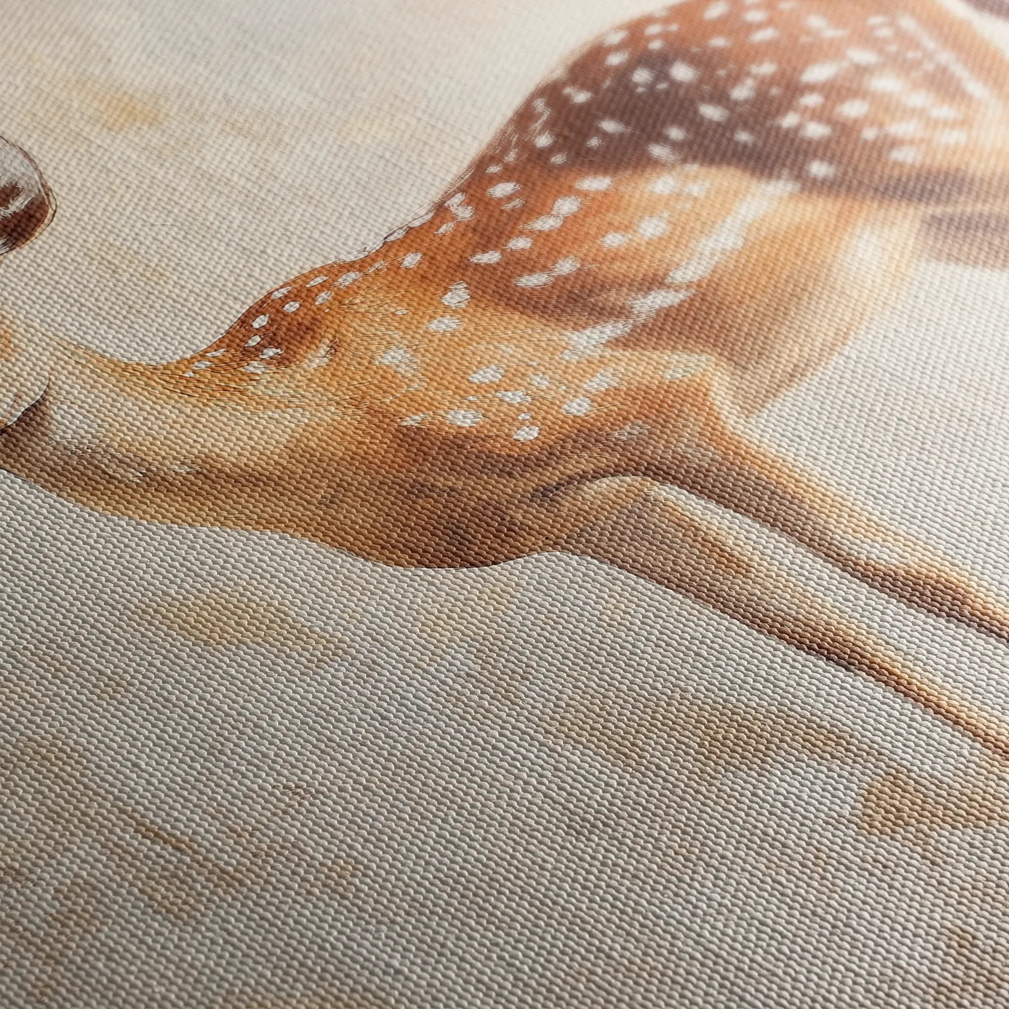 Animals 066 Canvas Art 18" x 24" / 45 x 60 cm / Black