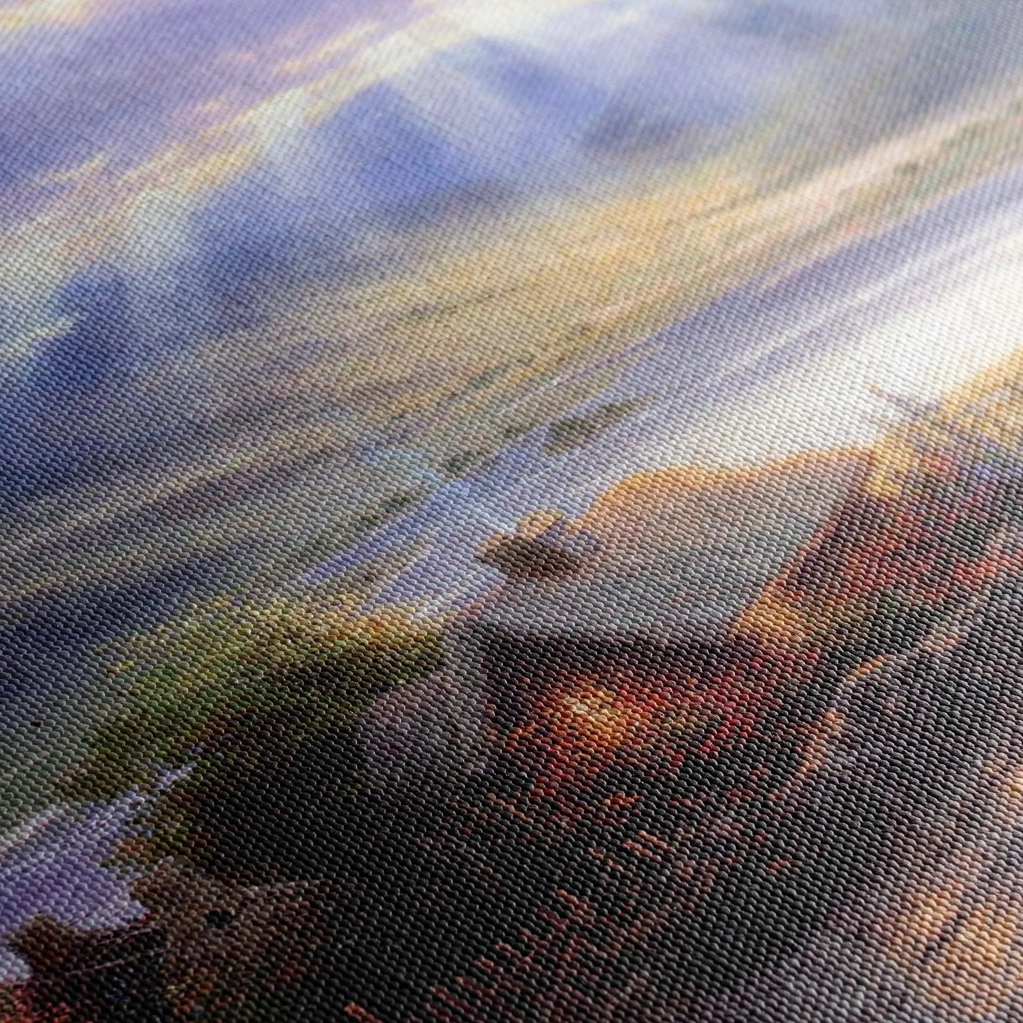 Landscape 066 Canvas Art 18" x 24" / 45 x 60 cm / Black