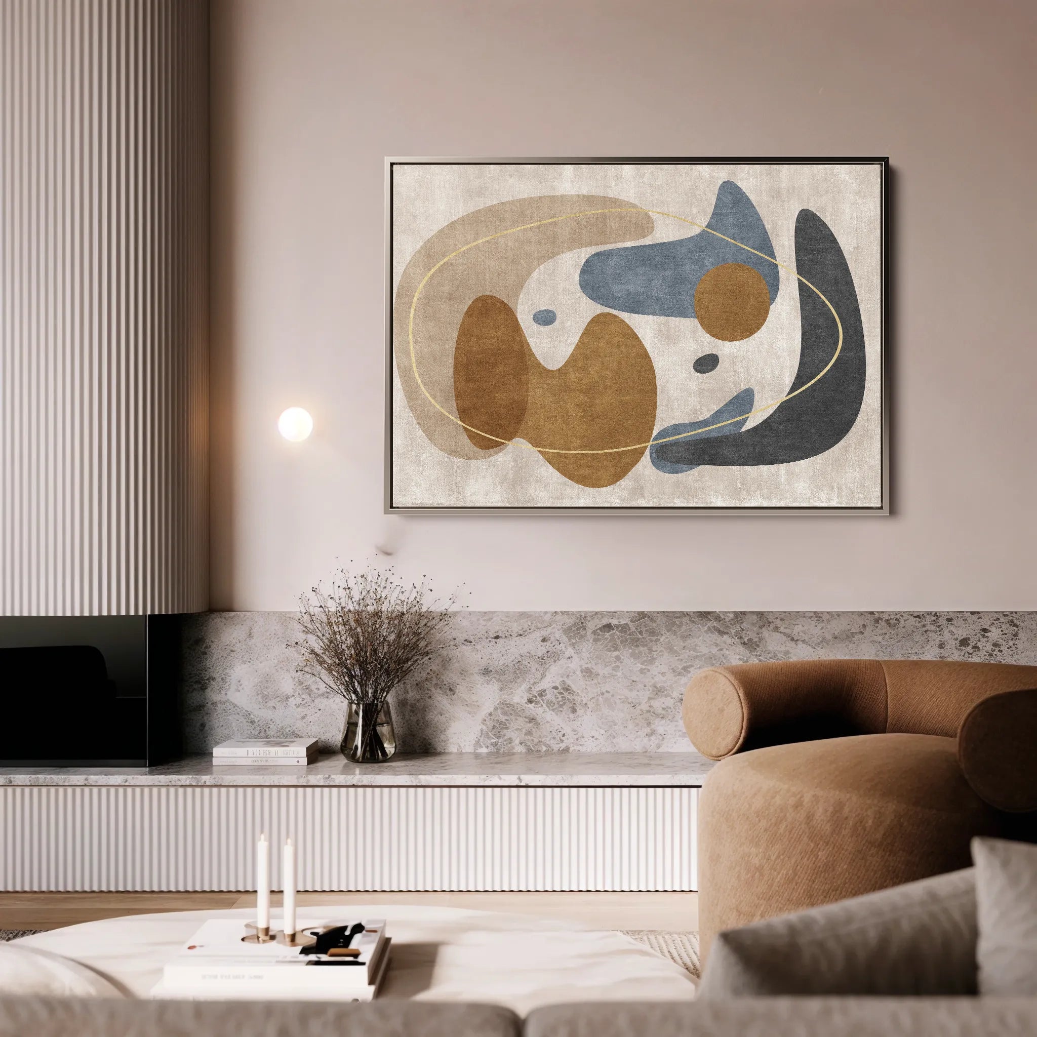 Boho 067 Canvas Art 18" x 24" / 45 x 60 cm / Black