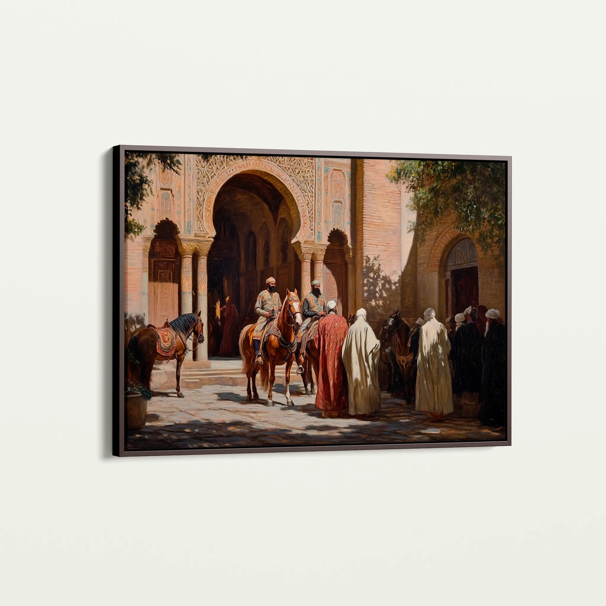 Orientalist 067 Canvas Art 18" x 24" / 45 x 60 cm / Black