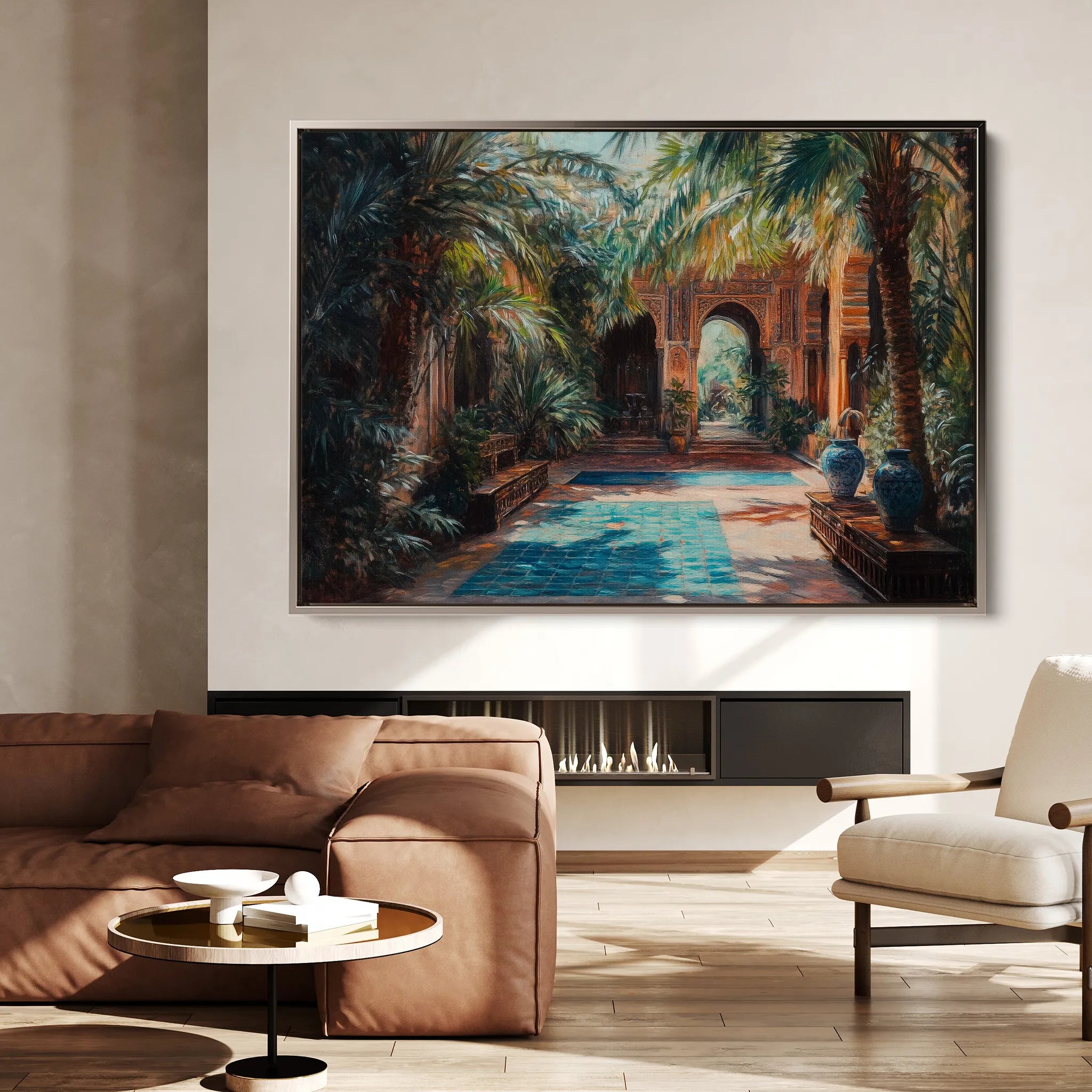 Orientalist 068 Canvas Art 18" x 24" / 45 x 60 cm / Black