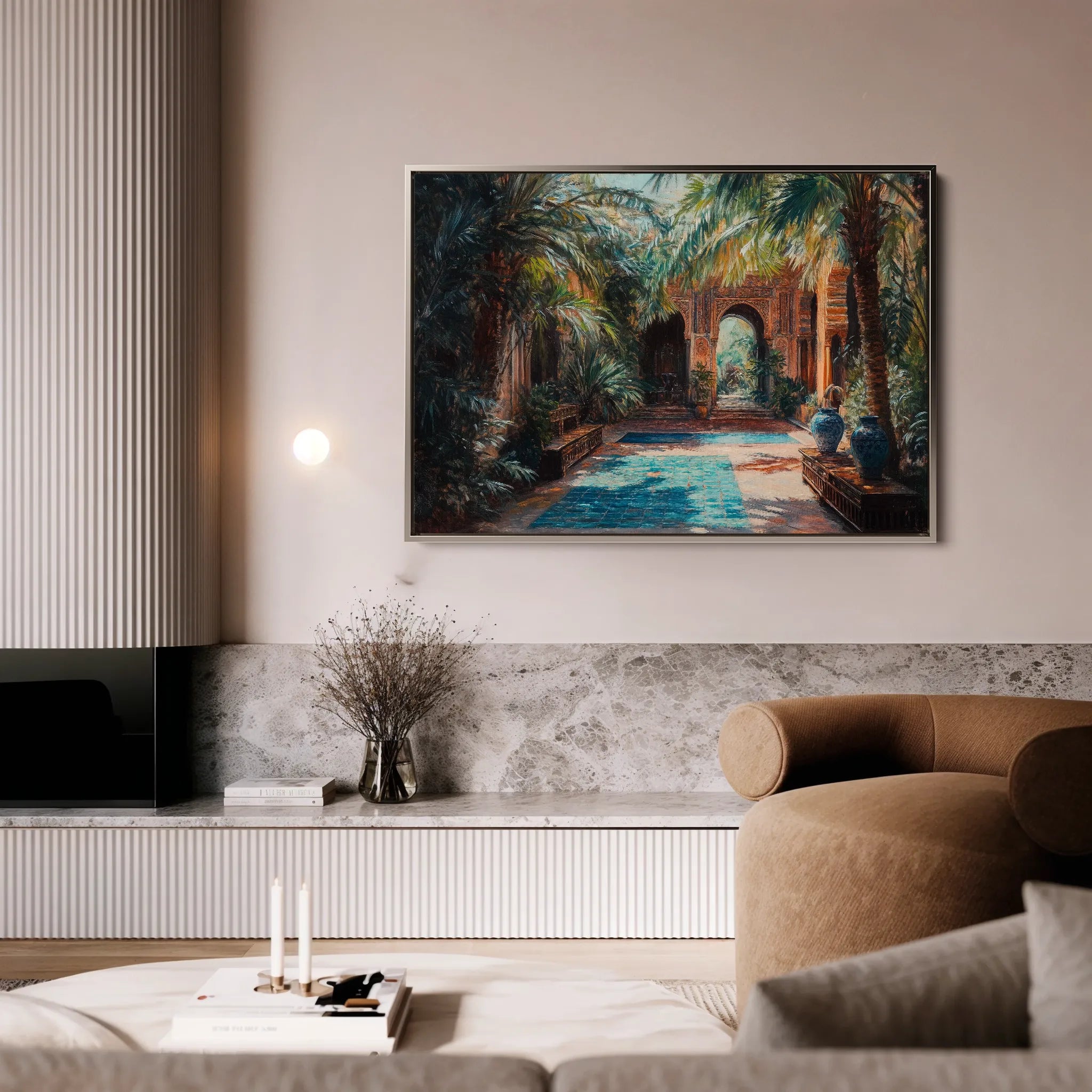 Orientalist 068 Canvas Art 18" x 24" / 45 x 60 cm / Black