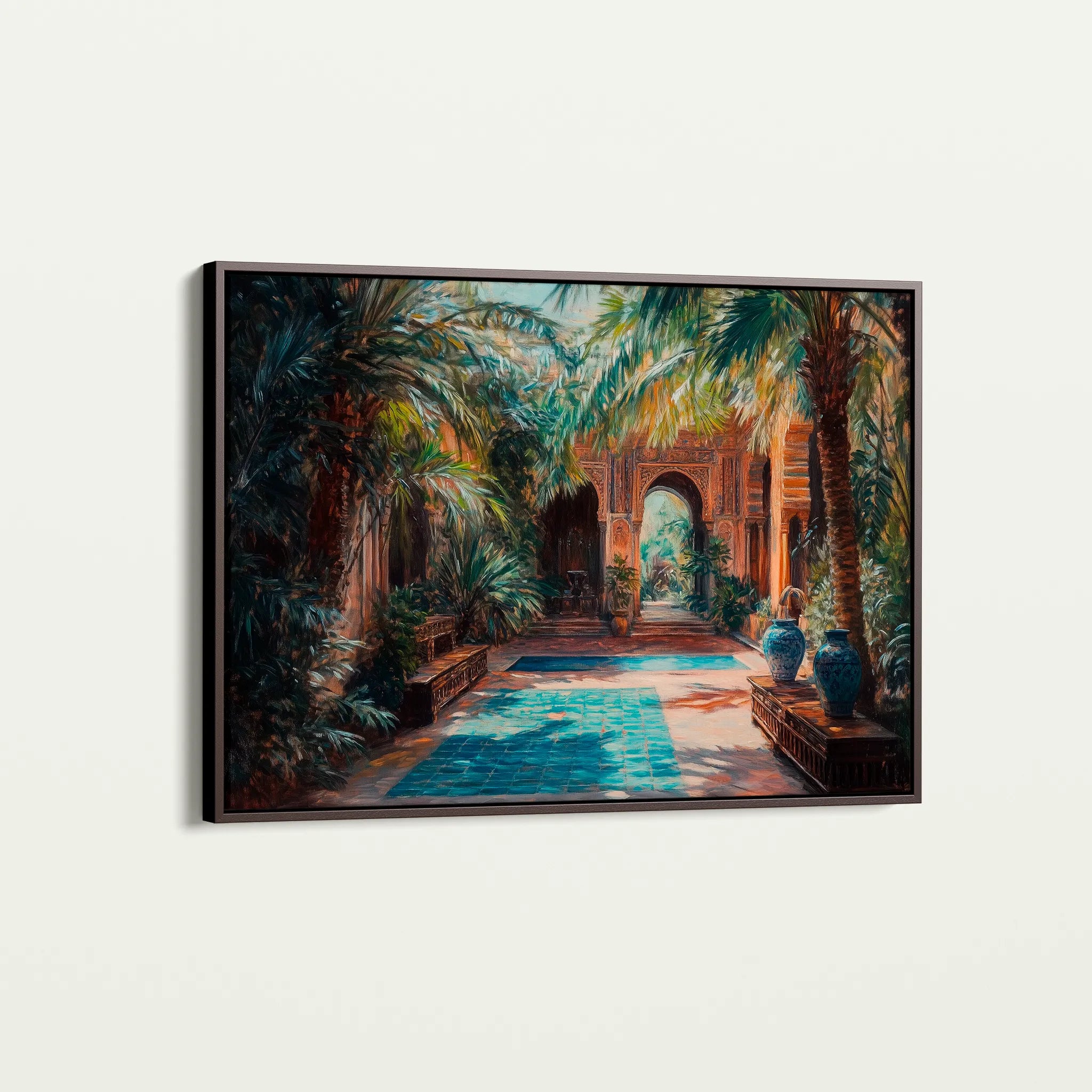 Orientalist 068 Canvas Art 18" x 24" / 45 x 60 cm / Black