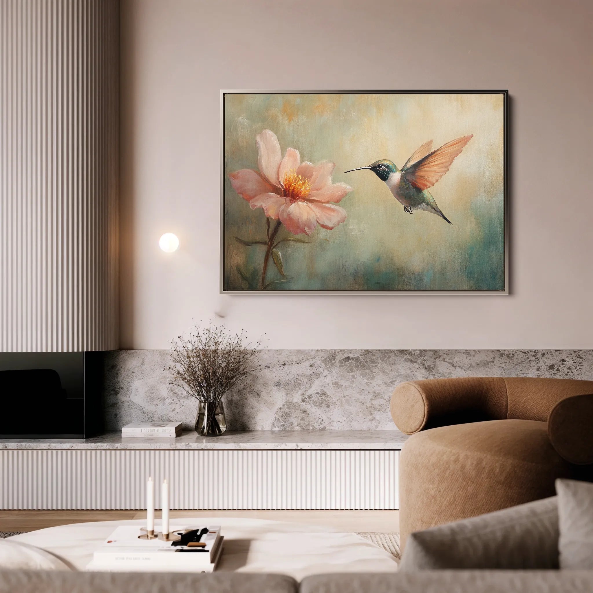 Animals 072 Canvas Art 18" x 24" / 45 x 60 cm / Black