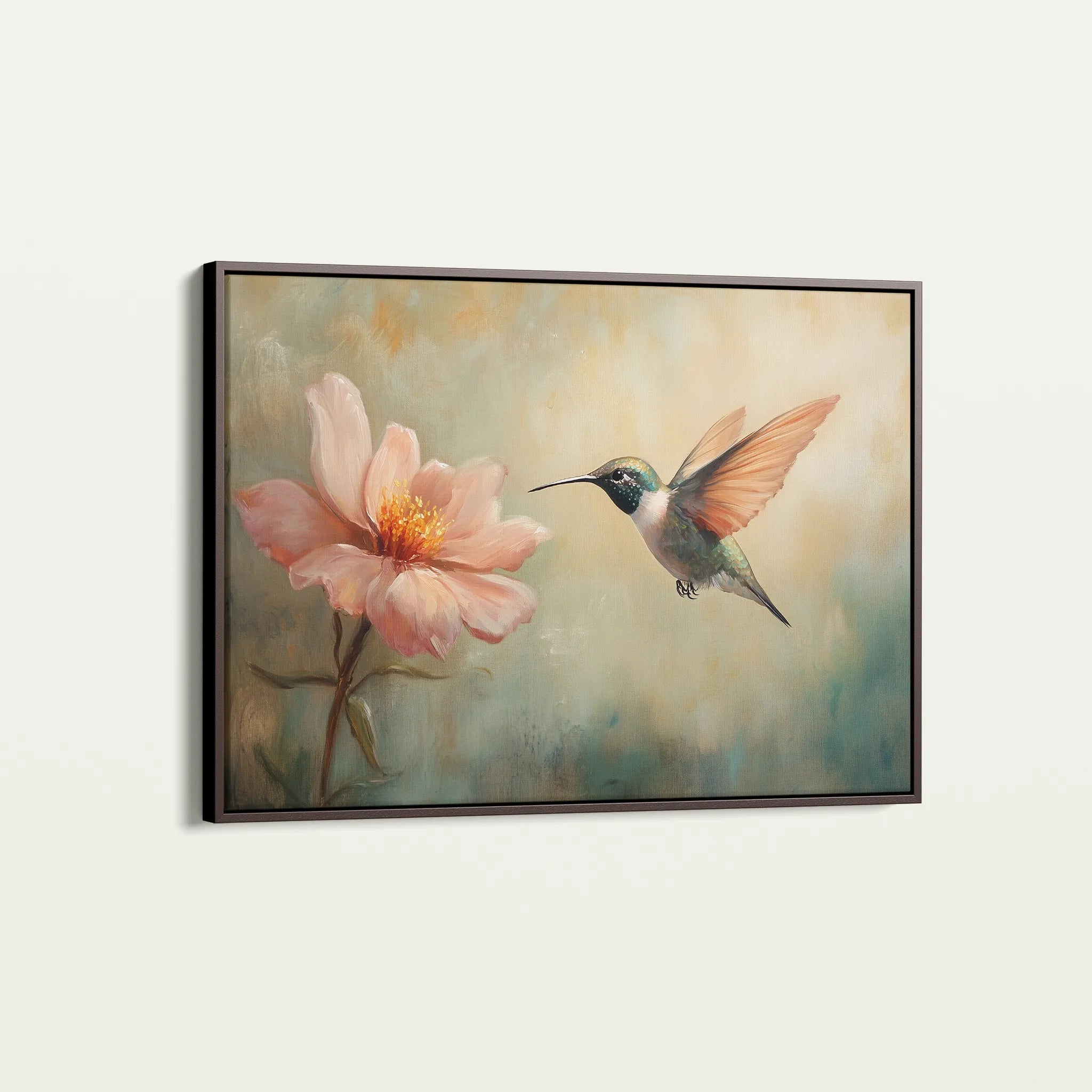 Animals 072 Canvas Art 18" x 24" / 45 x 60 cm / Black