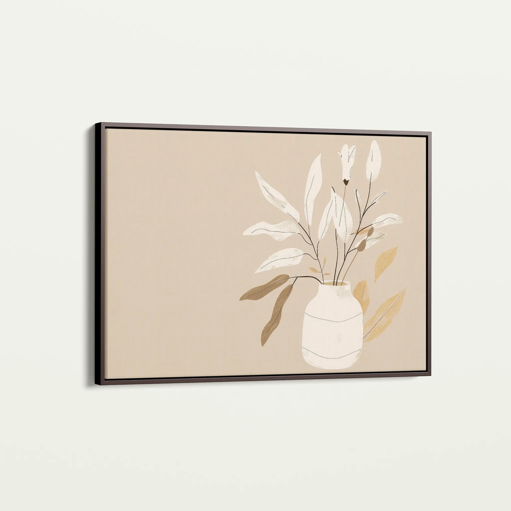 Boho 072 Canvas Art 18" x 24" / 45 x 60 cm / Black