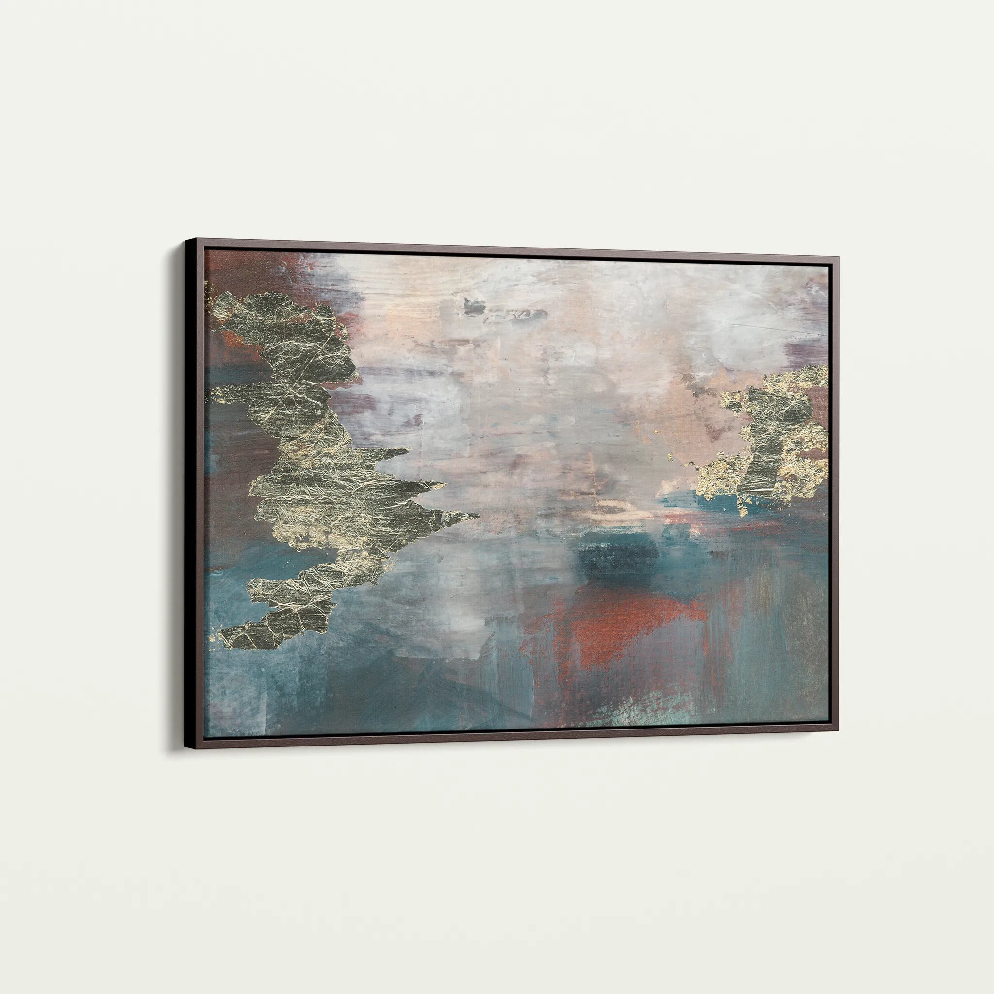 Abstract 073 Canvas Art 18" x 24" / 45 x 60 cm / Black