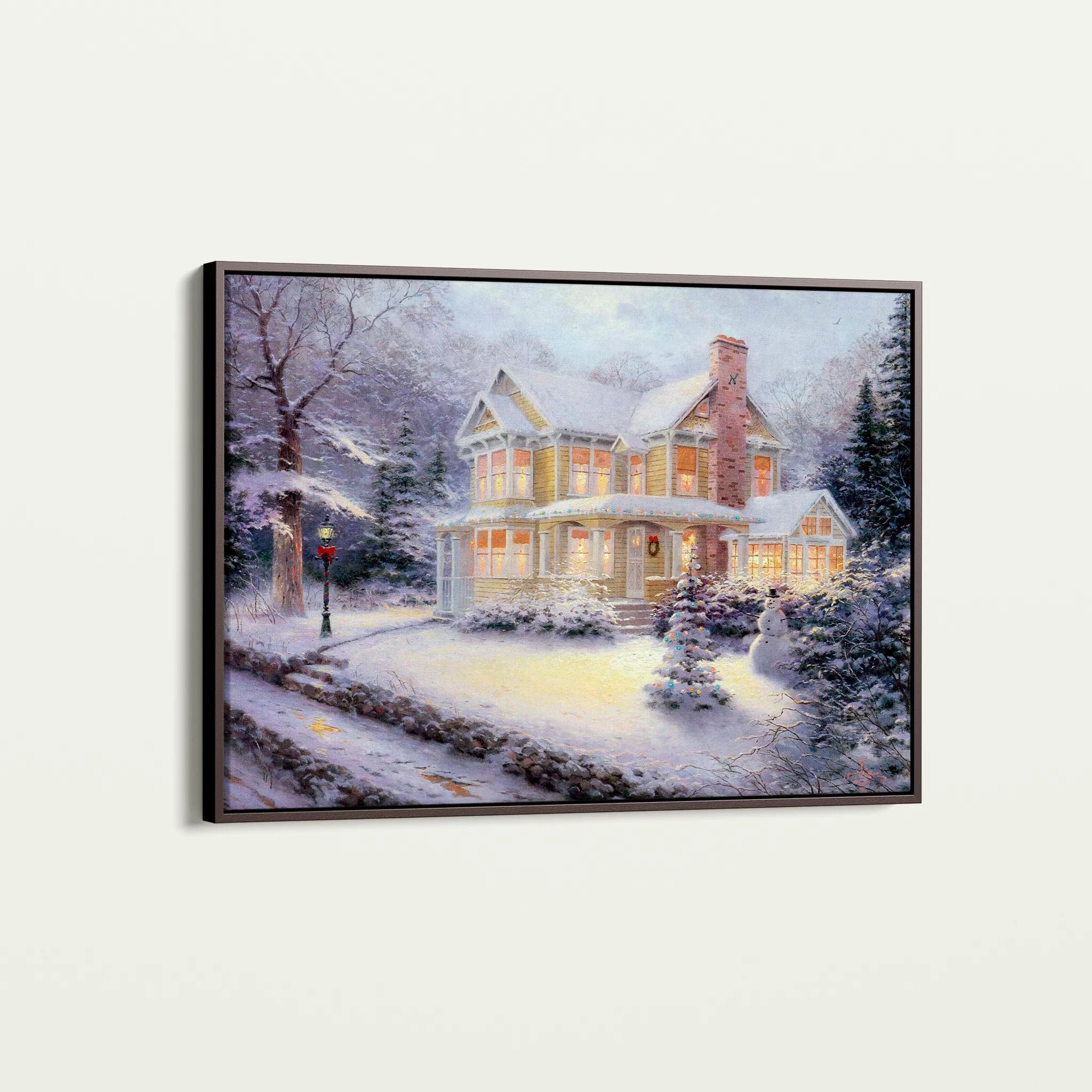Landscape 073 Canvas Art 18" x 24" / 45 x 60 cm / Black