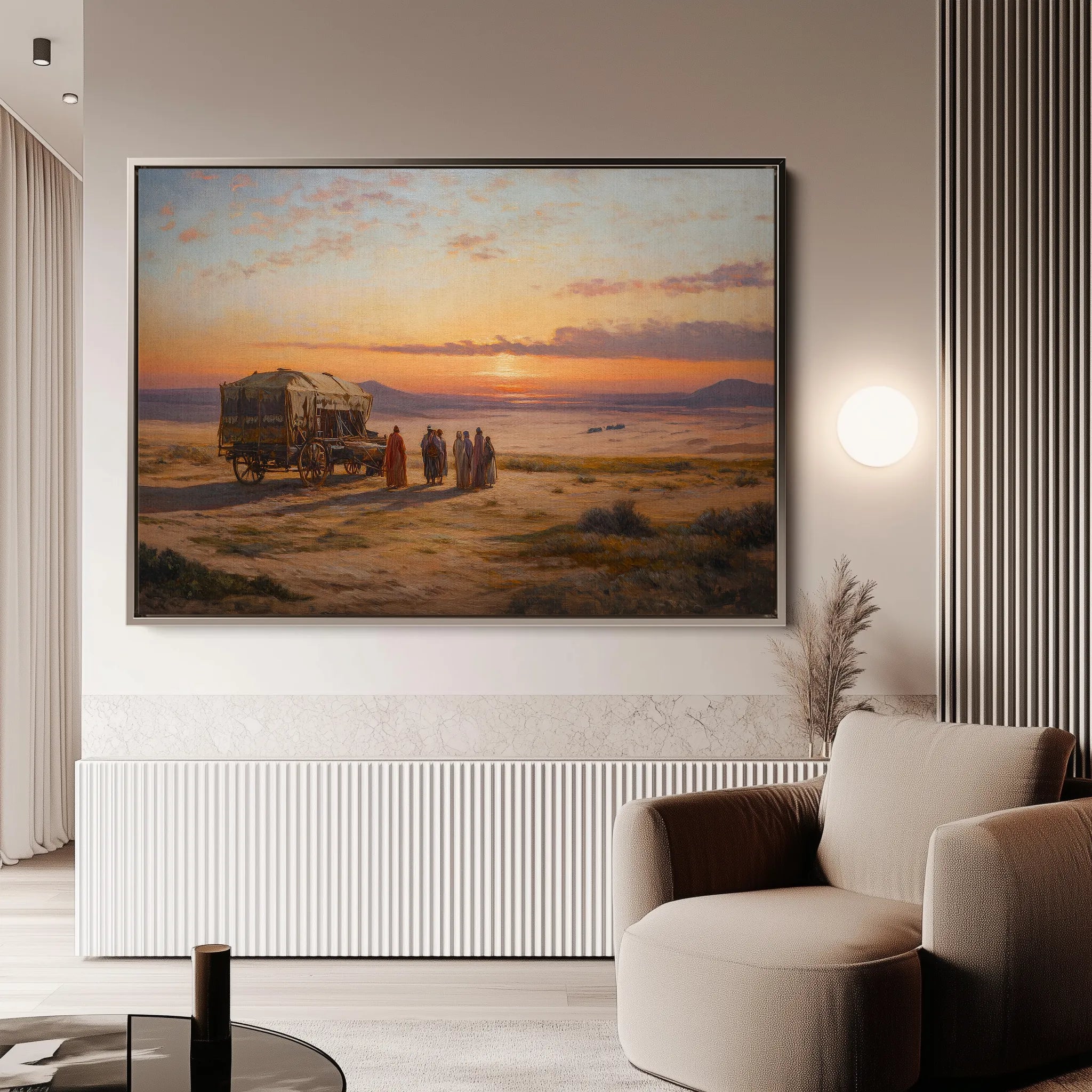 Orientalist 073 Canvas Art 18" x 24" / 45 x 60 cm / Black