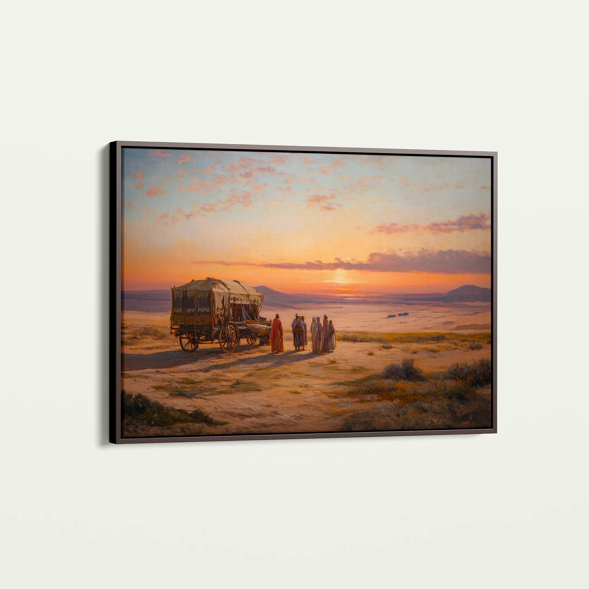 Orientalist 073 Canvas Art 18" x 24" / 45 x 60 cm / Black