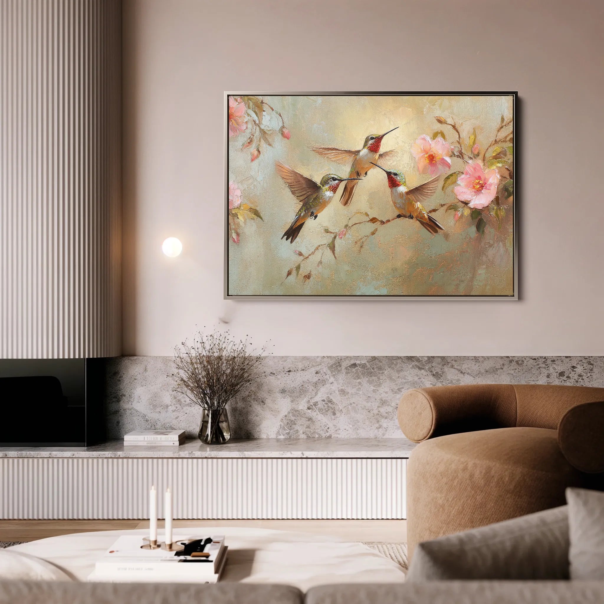 Animals 074 Canvas Art 18" x 24" / 45 x 60 cm / Black