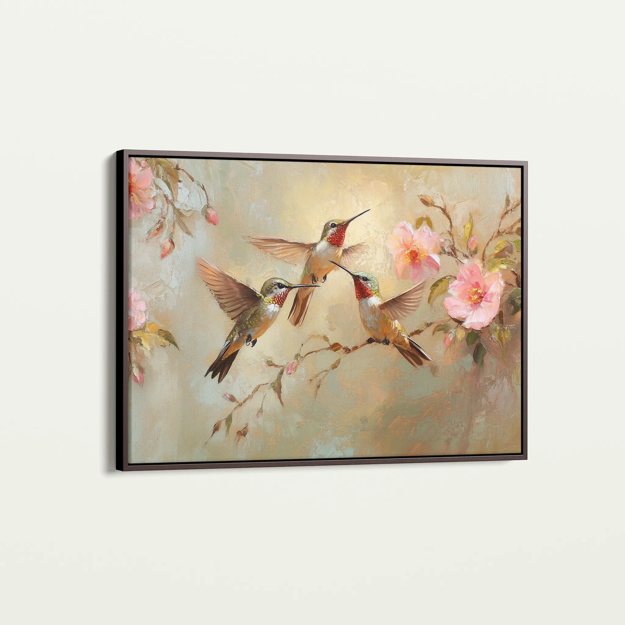 Animals 074 Canvas Art 18" x 24" / 45 x 60 cm / Black