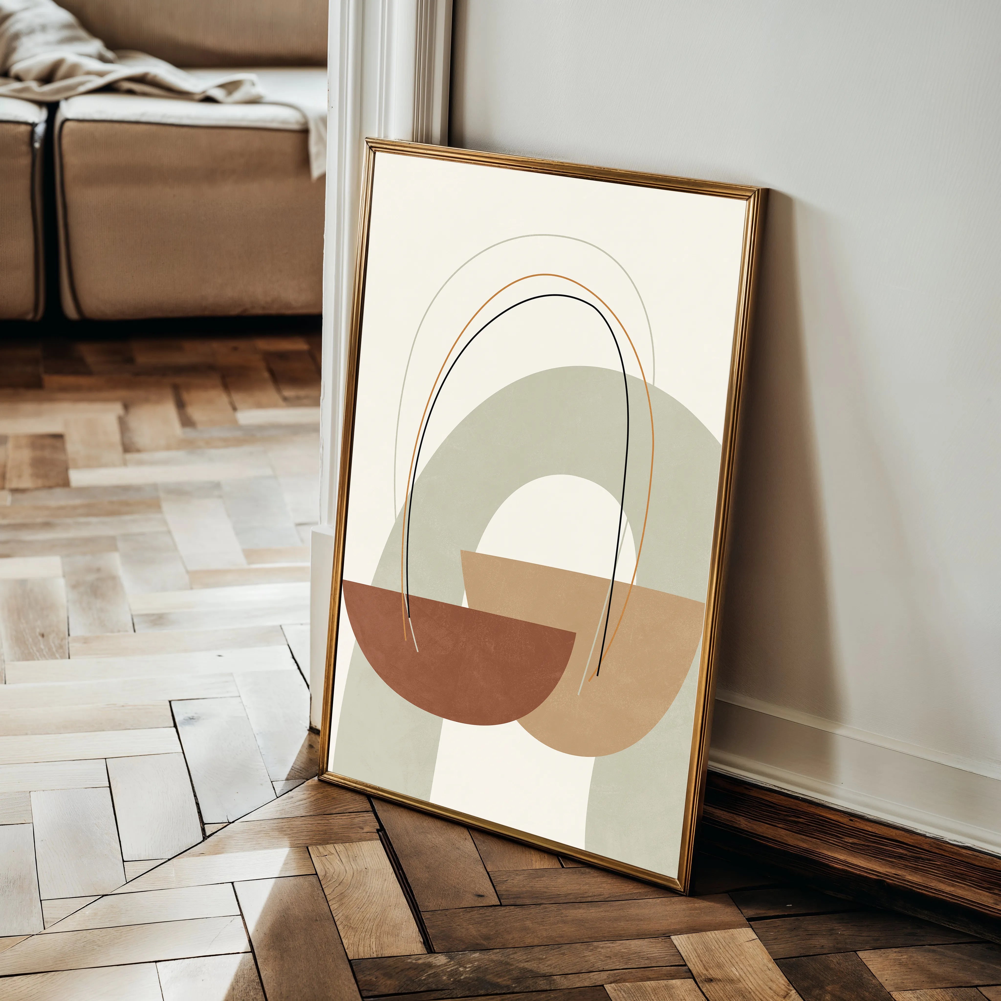 Boho 074 Canvas Art 18" x 24" / 45 x 60 cm / Black