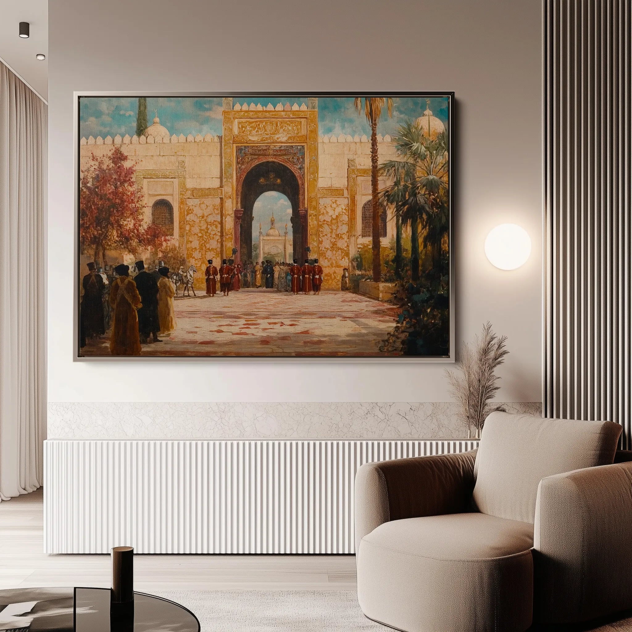 Orientalist 075 Canvas Art 18" x 24" / 45 x 60 cm / Black