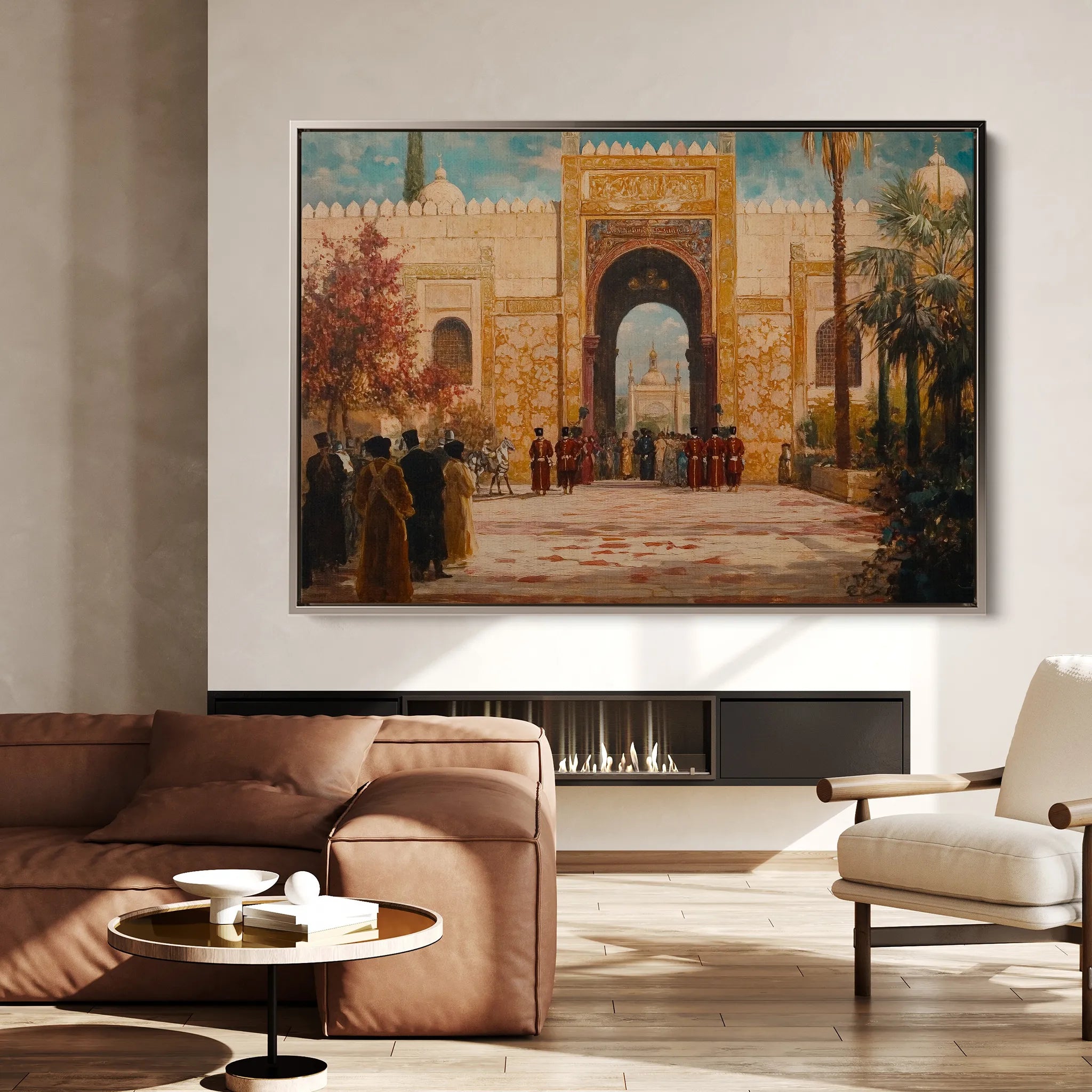 Orientalist 075 Canvas Art 18" x 24" / 45 x 60 cm / Black
