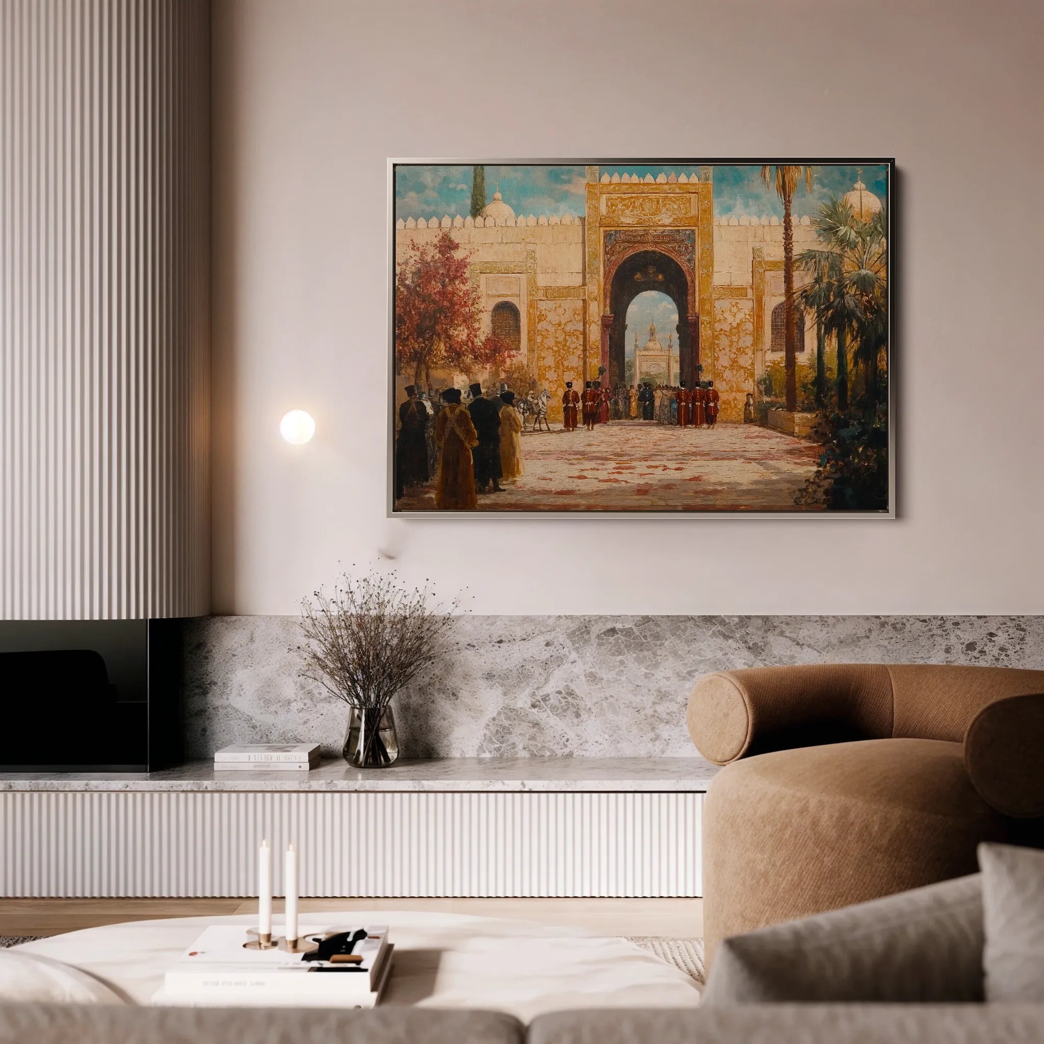 Orientalist 075 Canvas Art 18" x 24" / 45 x 60 cm / Black