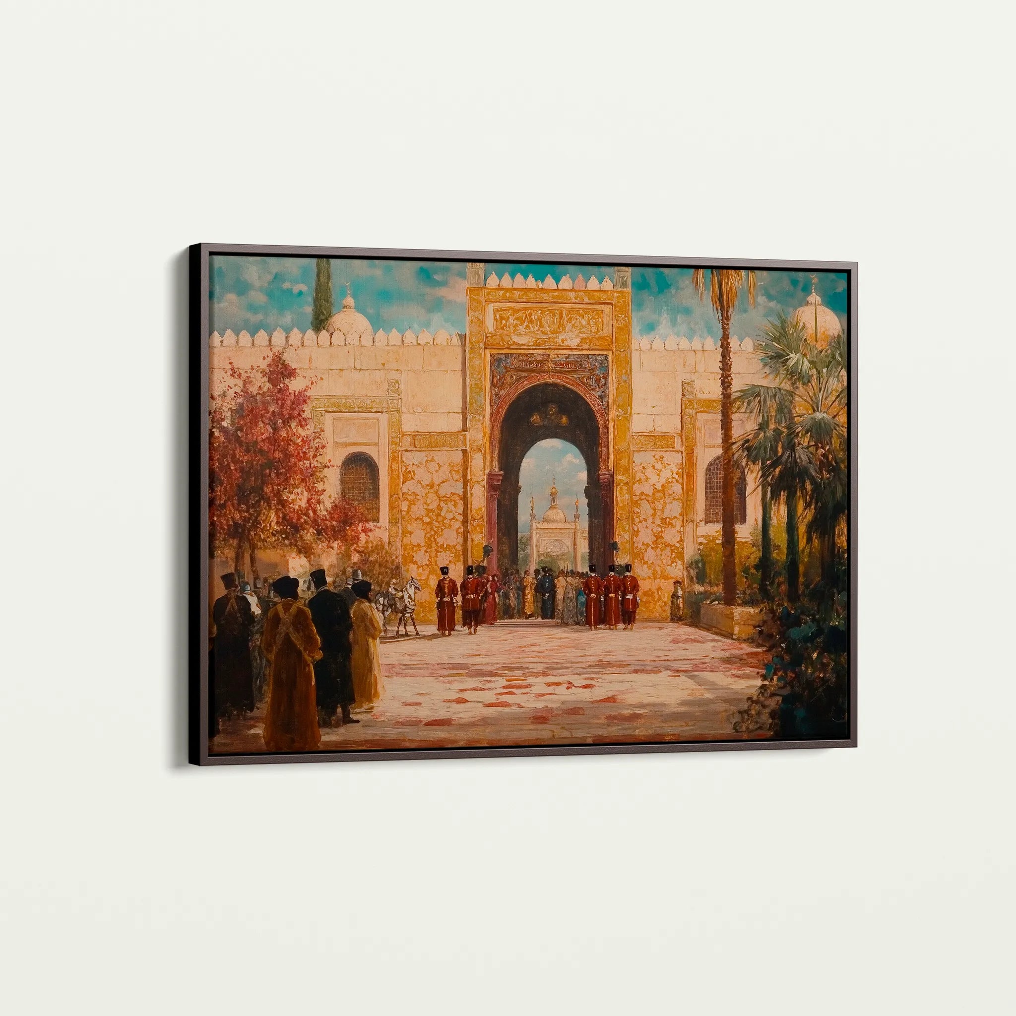 Orientalist 075 Canvas Art 18" x 24" / 45 x 60 cm / Black