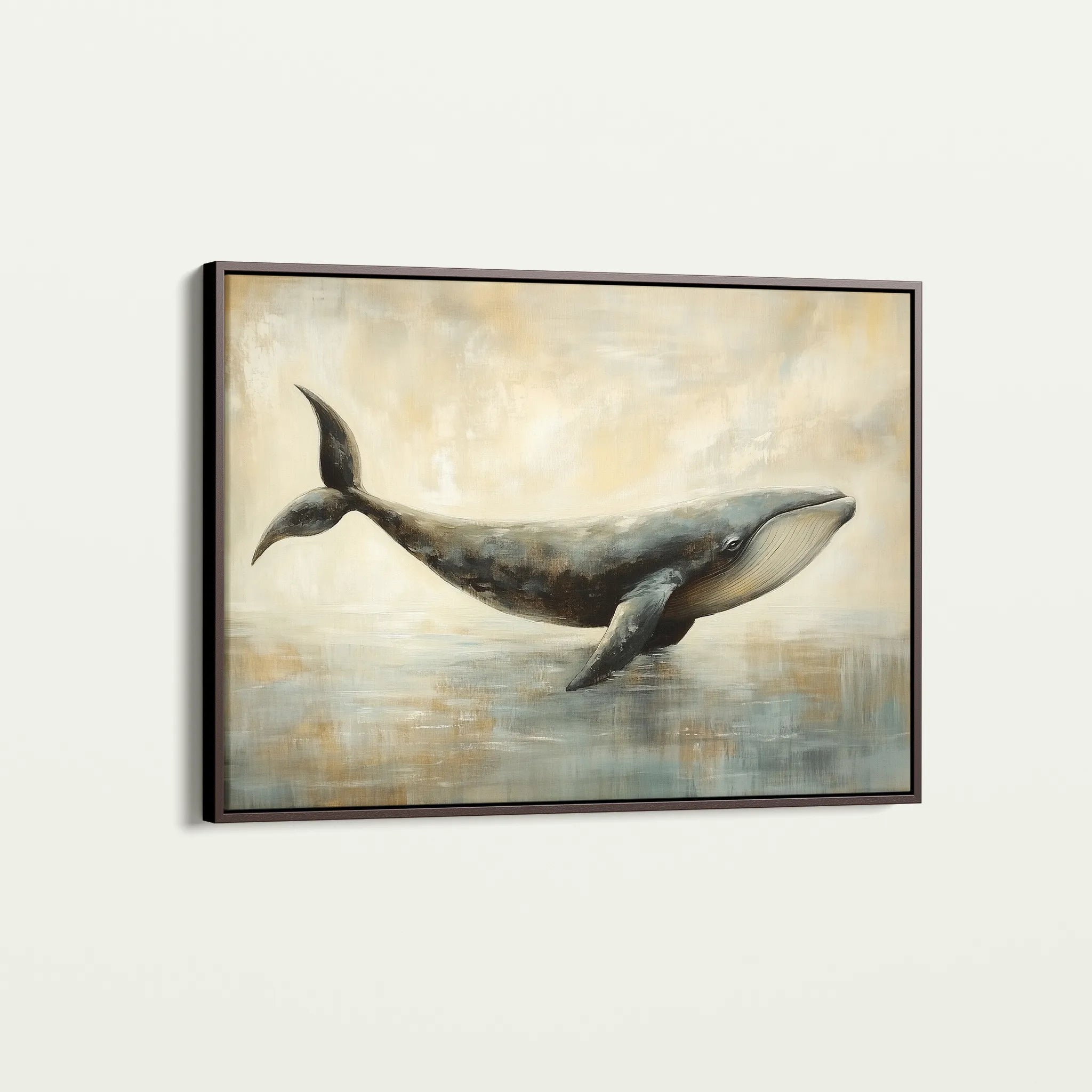 Animals 076 Canvas Art 18" x 24" / 45 x 60 cm / Black