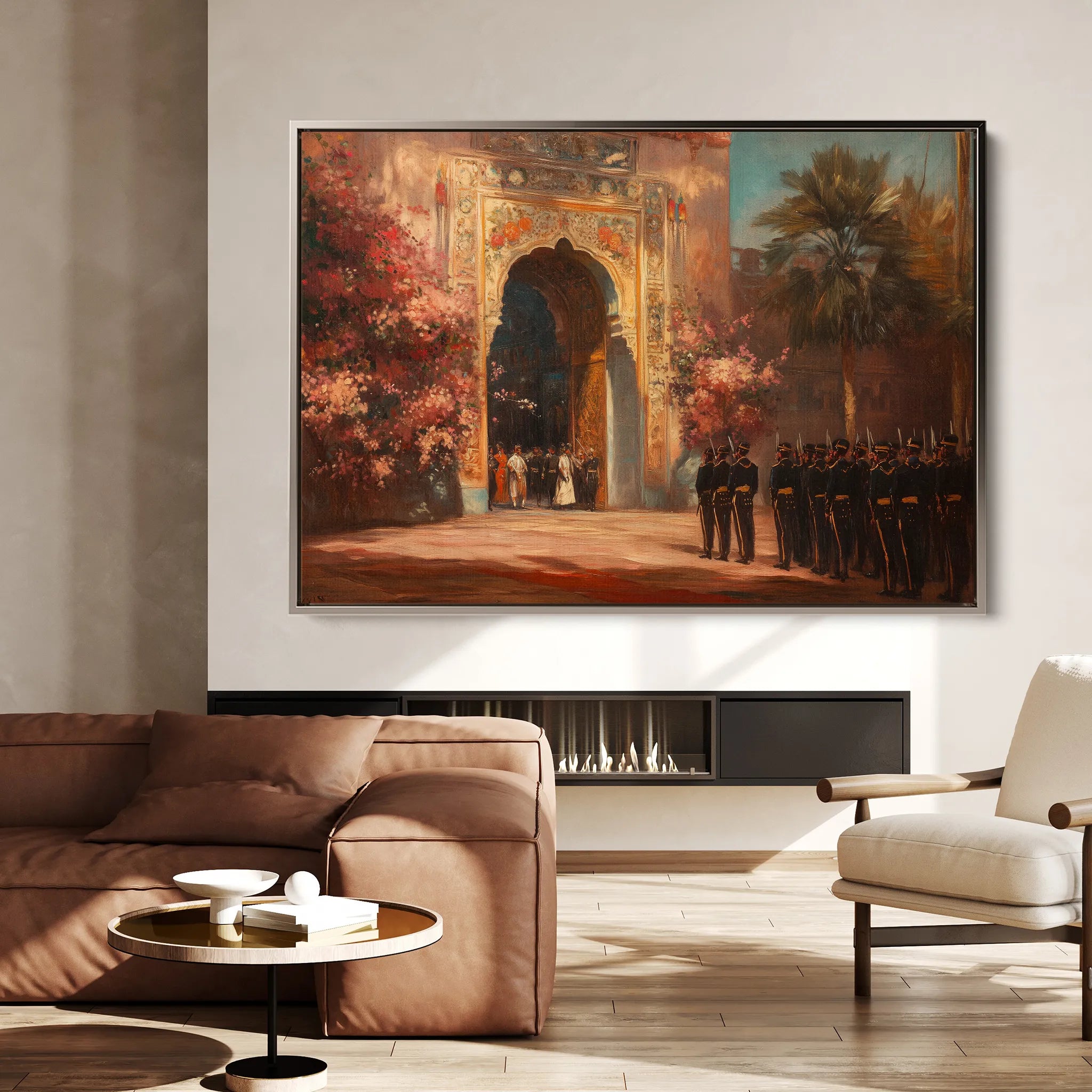 Orientalist 076 Canvas Art 18" x 24" / 45 x 60 cm / Black