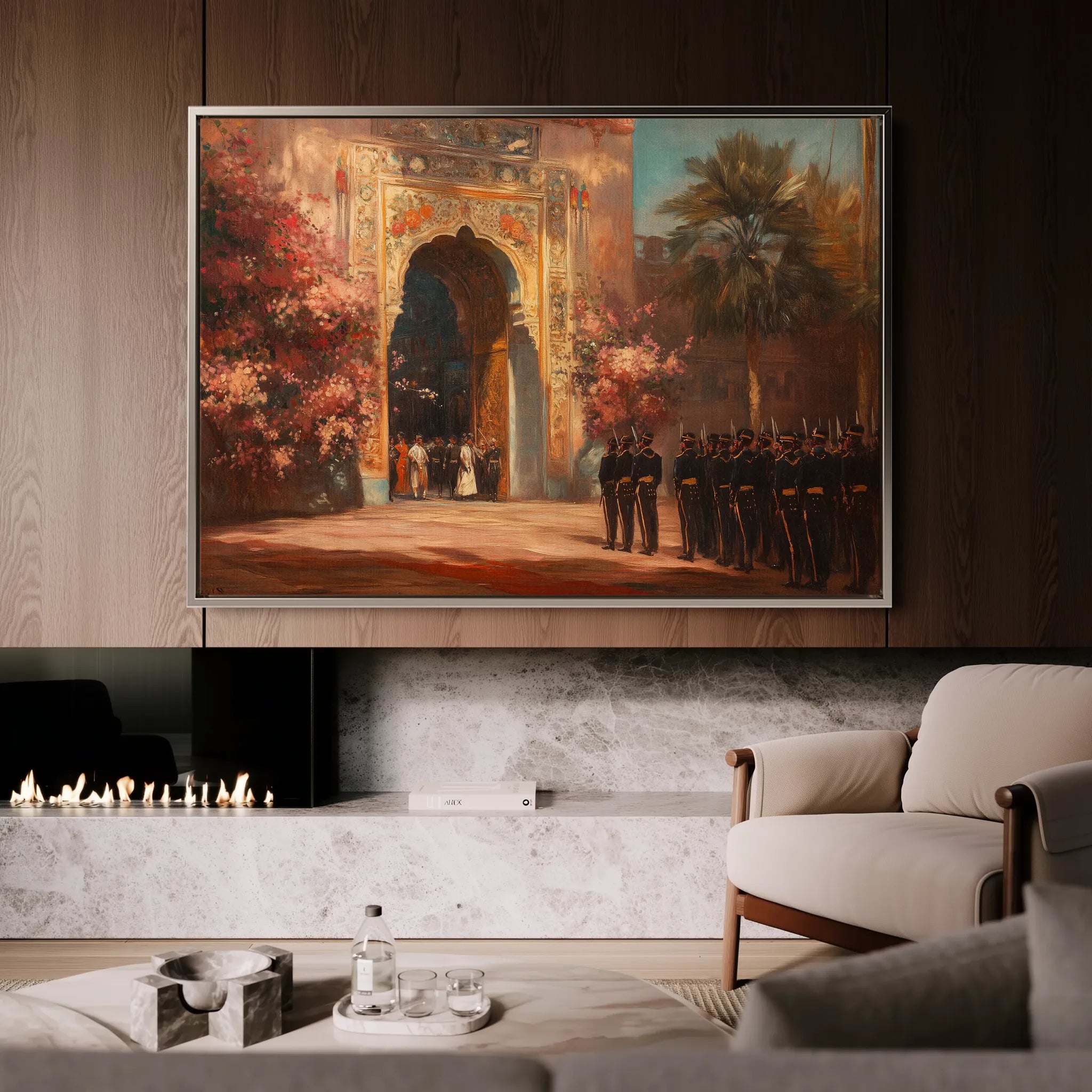Orientalist 076 Canvas Art 18" x 24" / 45 x 60 cm / Black