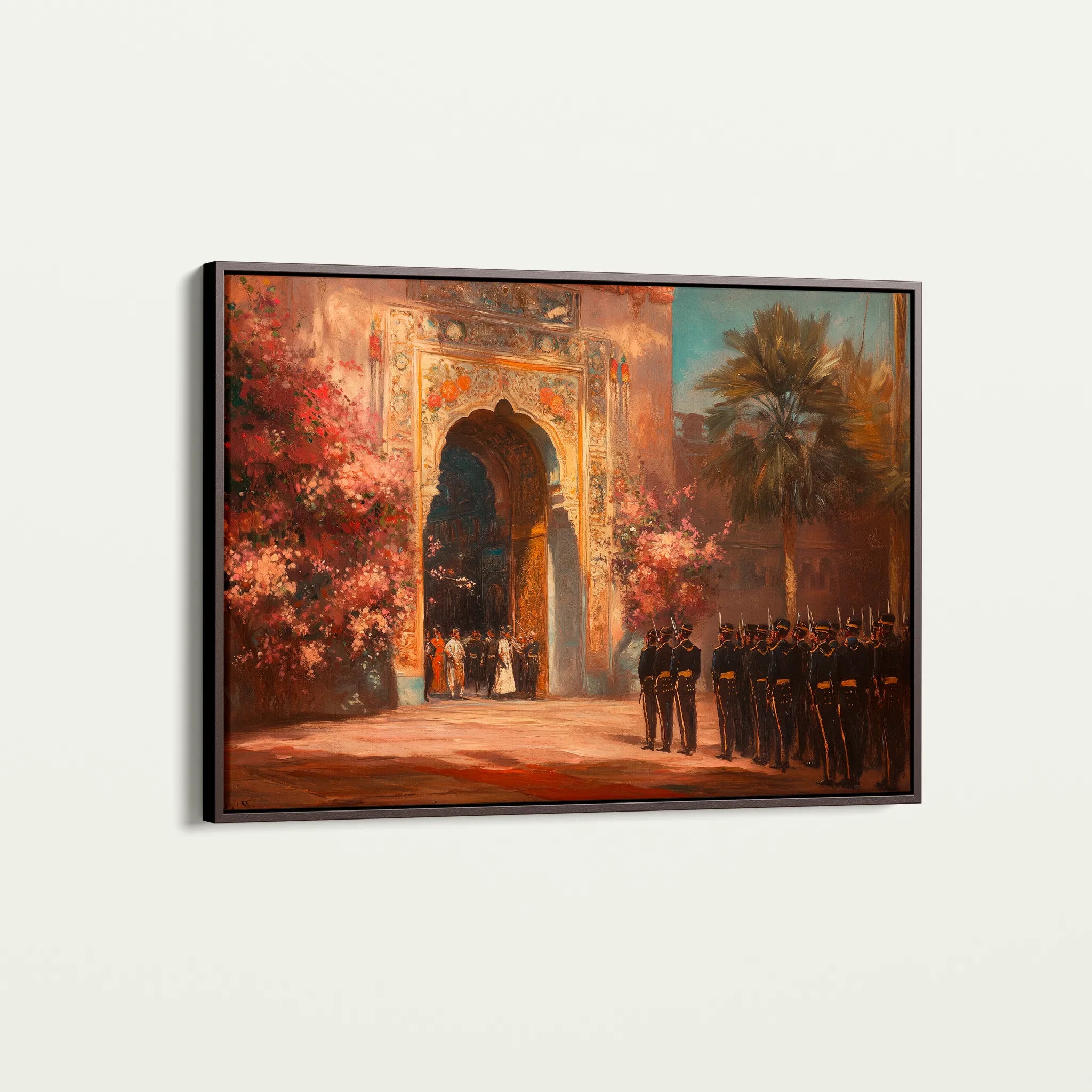Orientalist 076 Canvas Art 18" x 24" / 45 x 60 cm / Black