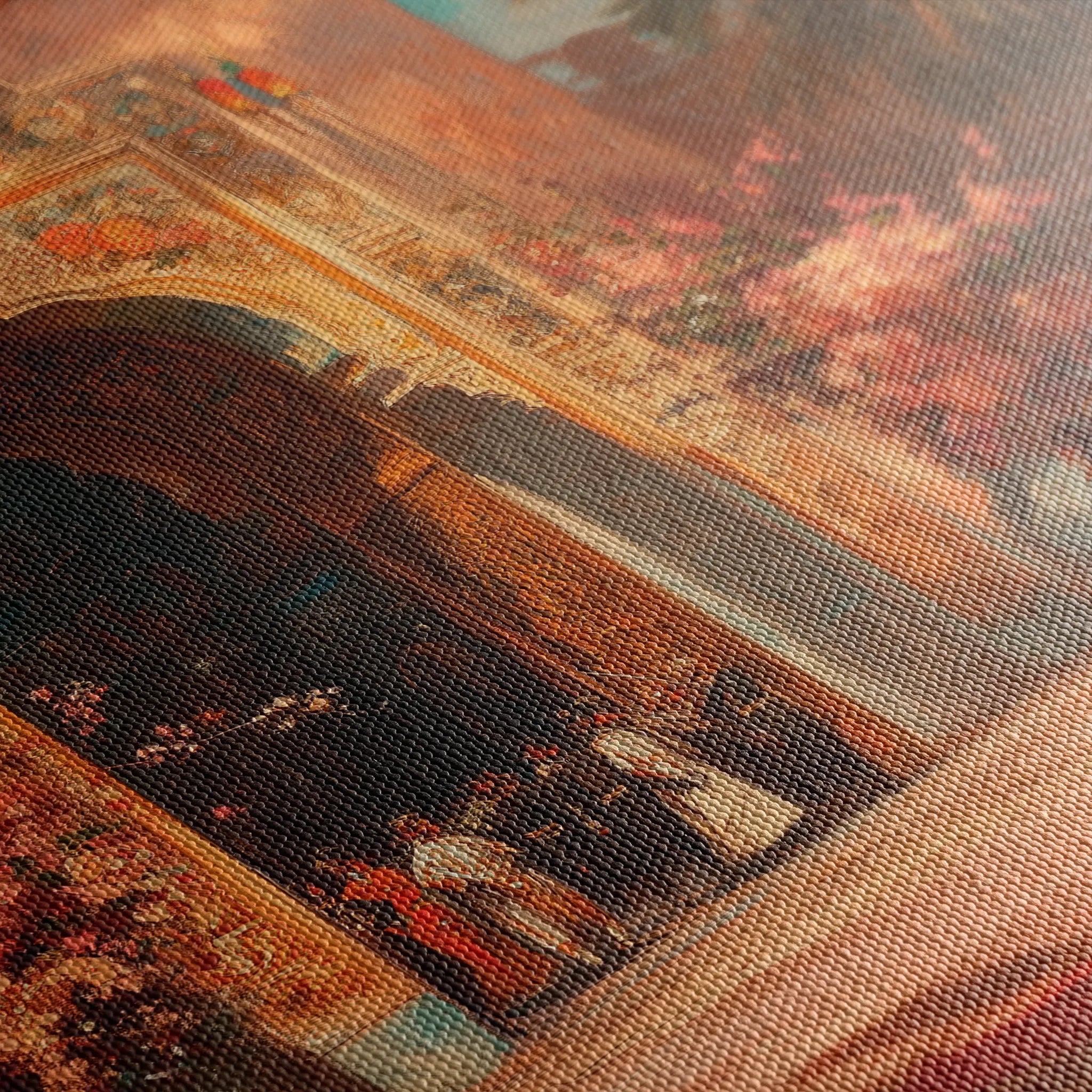 Orientalist 076 Canvas Art 18" x 24" / 45 x 60 cm / Black