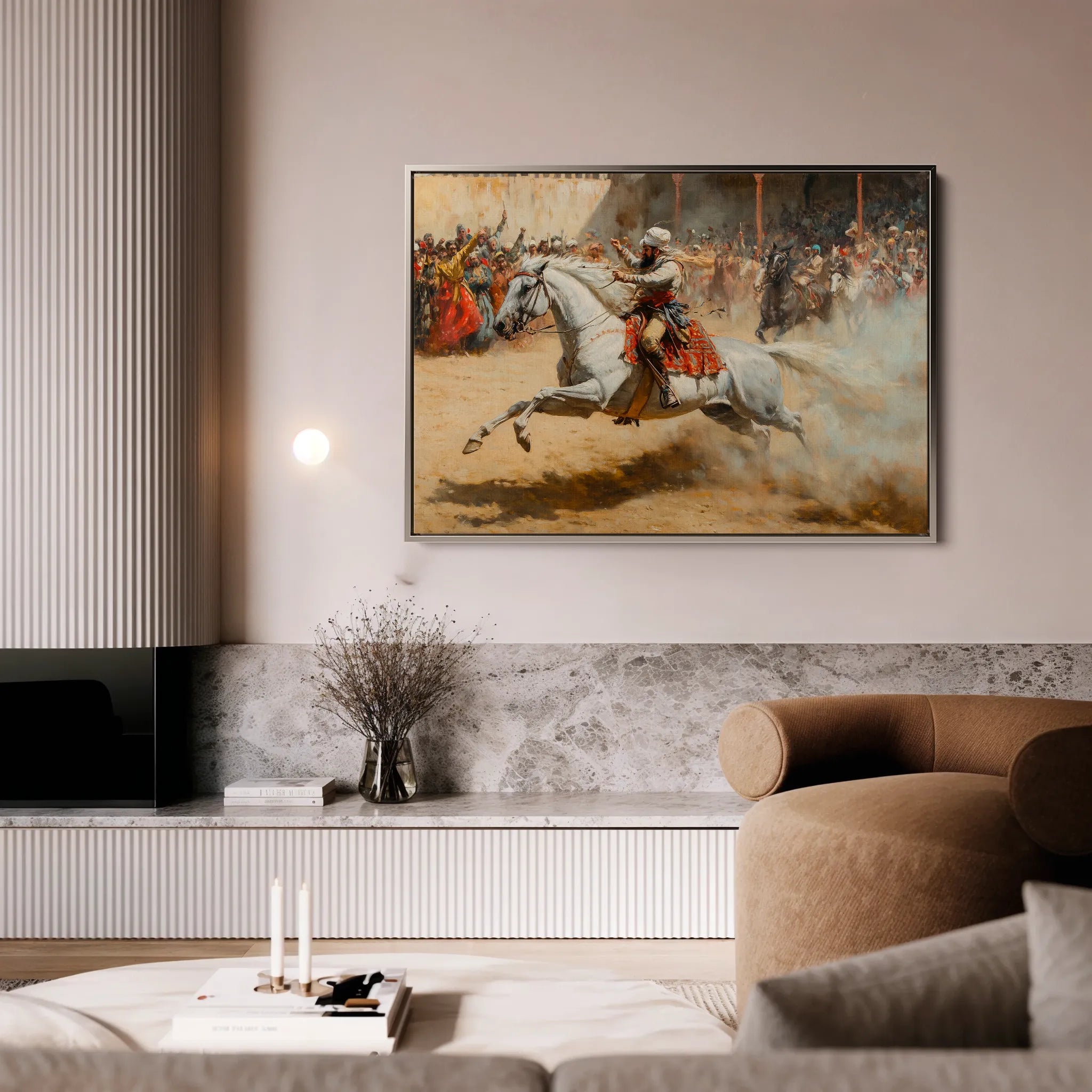 Orientalist 077 Canvas Art 18" x 24" / 45 x 60 cm / Black