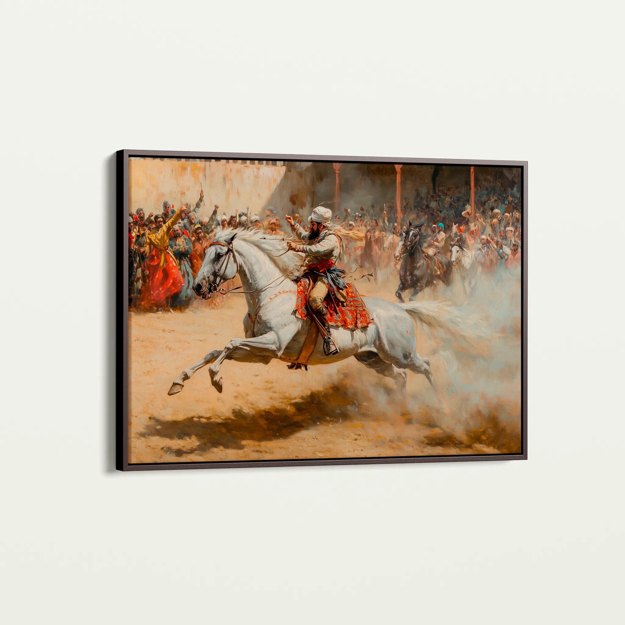 Orientalist 077 Canvas Art 18" x 24" / 45 x 60 cm / Black